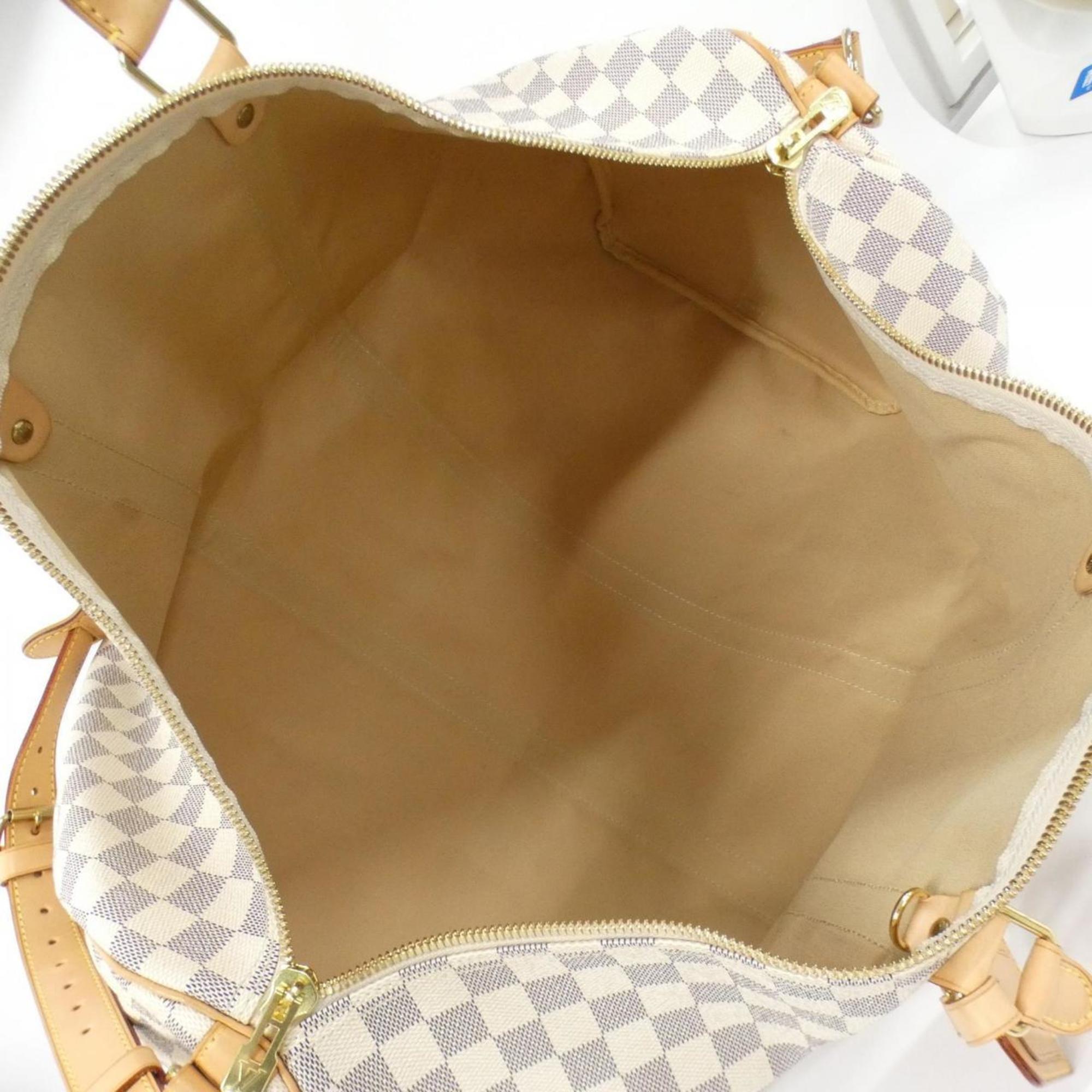 Louis Vuitton Azur Coated Canvas Boston Bag (Pre-Owned)