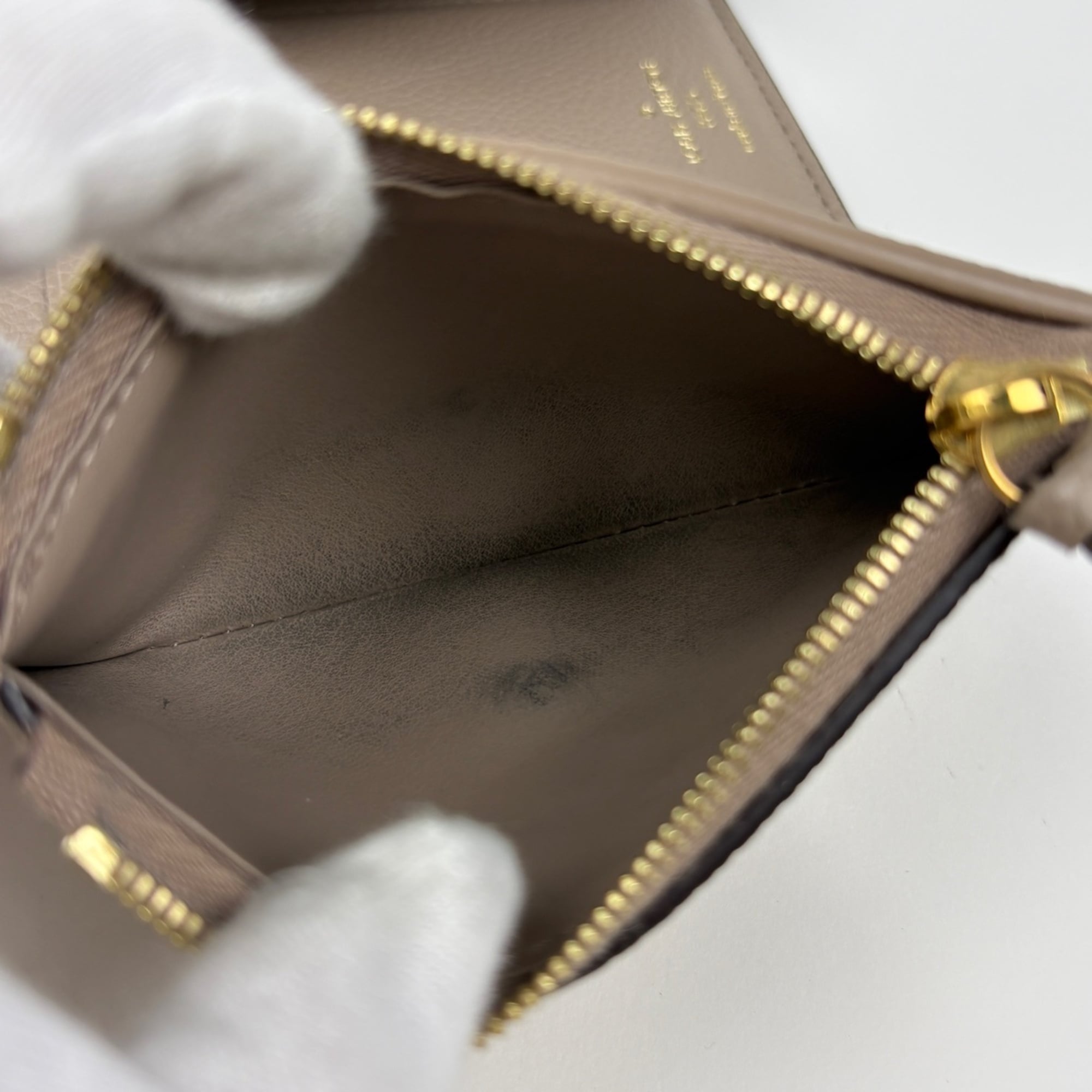 Louis Vuitton Monogram Empreinte Tourterelle Monogram Empreinte Wallet (Tri-Fold) (Pre-Owned)