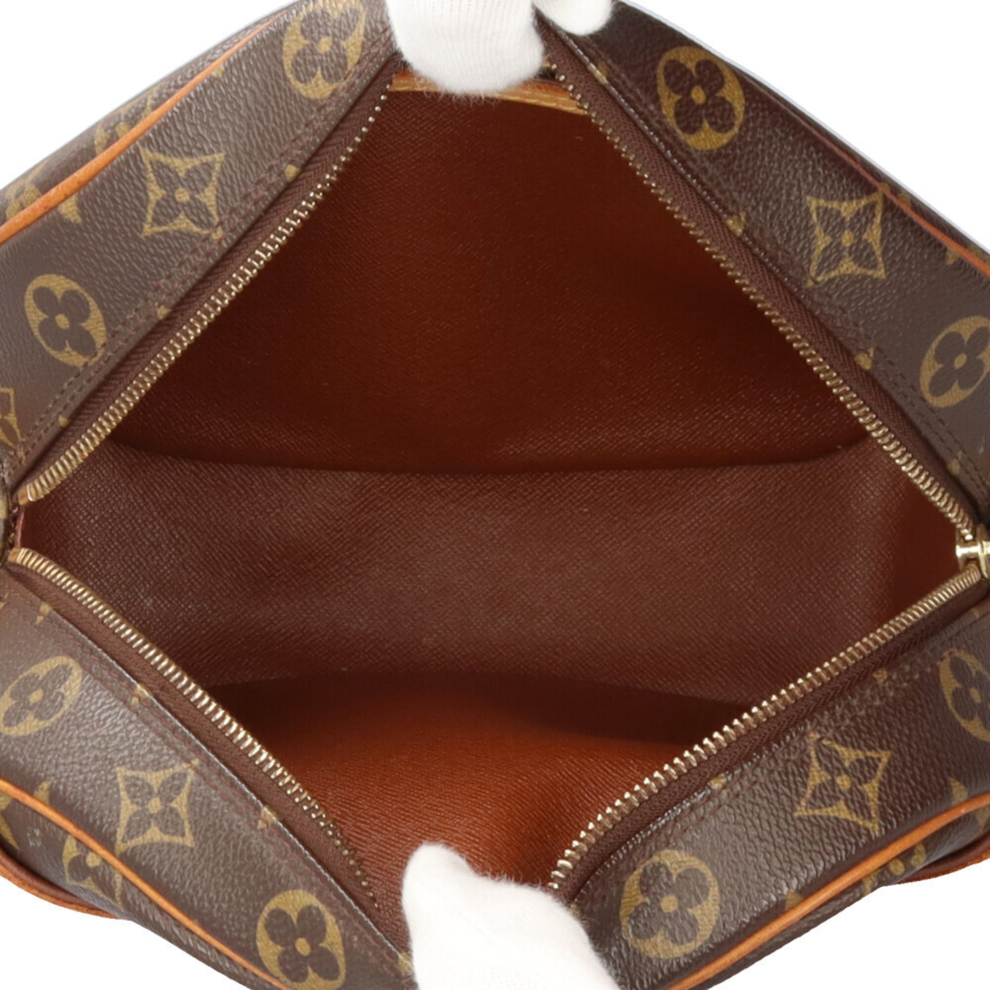 Louis Vuitton Monogram Brown Monogram Canvas Handbag Shoulder Bag (Pre-Owned)