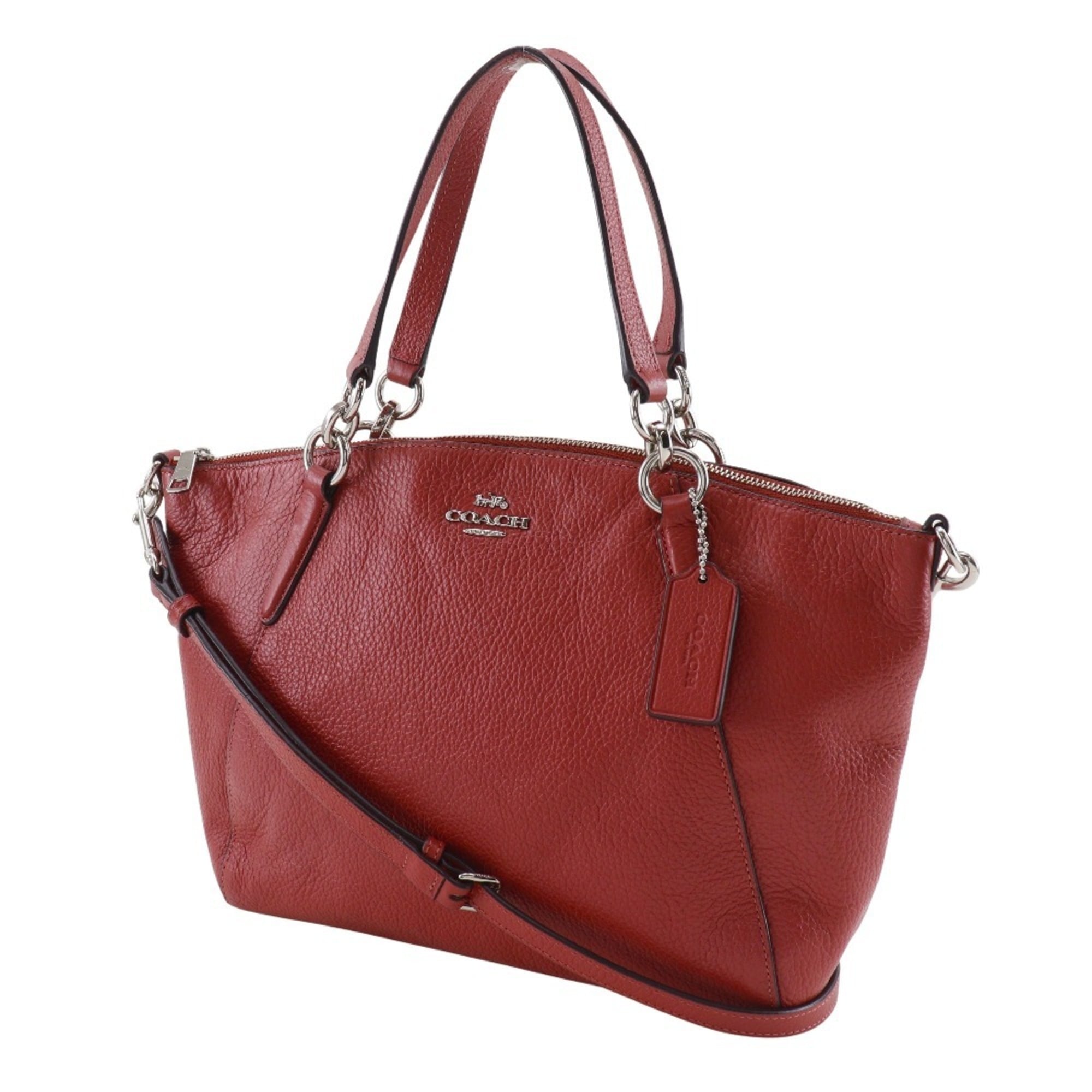 Coach Pink Leather Handbag (Pre-Owned)