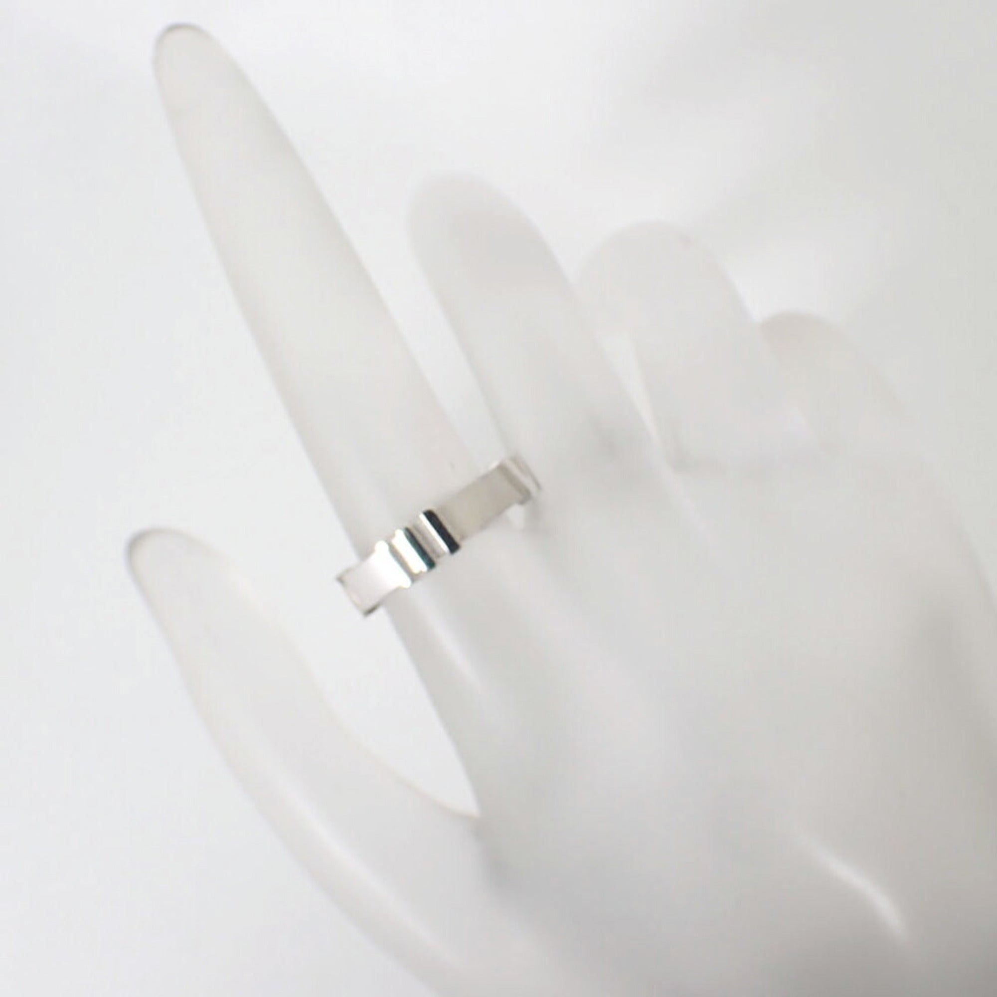 Tiffany Sterling Silver 925 Band Ring (Pre-Owned)