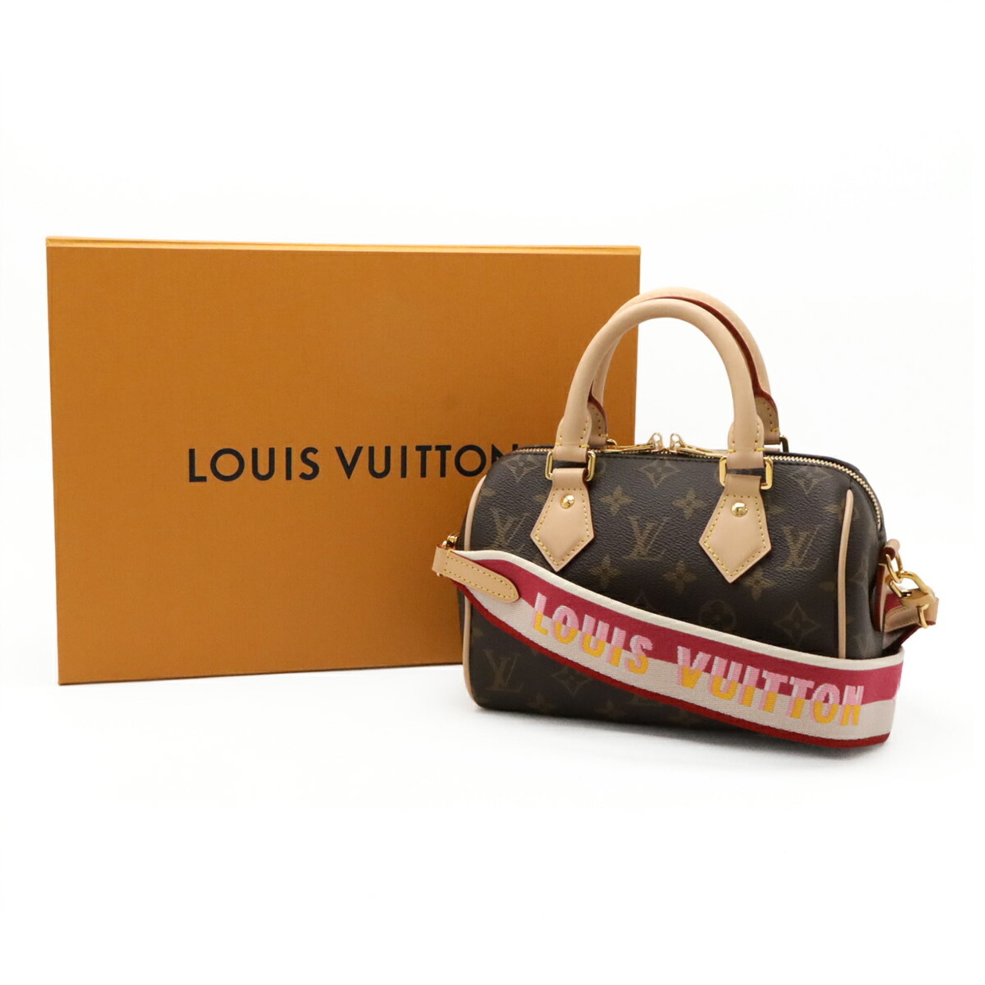 Louis Vuitton Brown Monogram Canvas Handbag Shoulder Bag (Pre-Owned)
