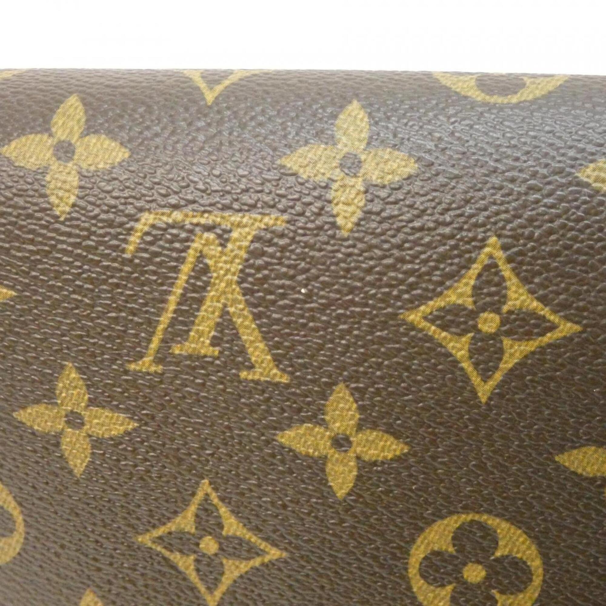 Louis Vuitton Marron Monogram Coated Canvas Shoulder Bag (Pre-Owned)