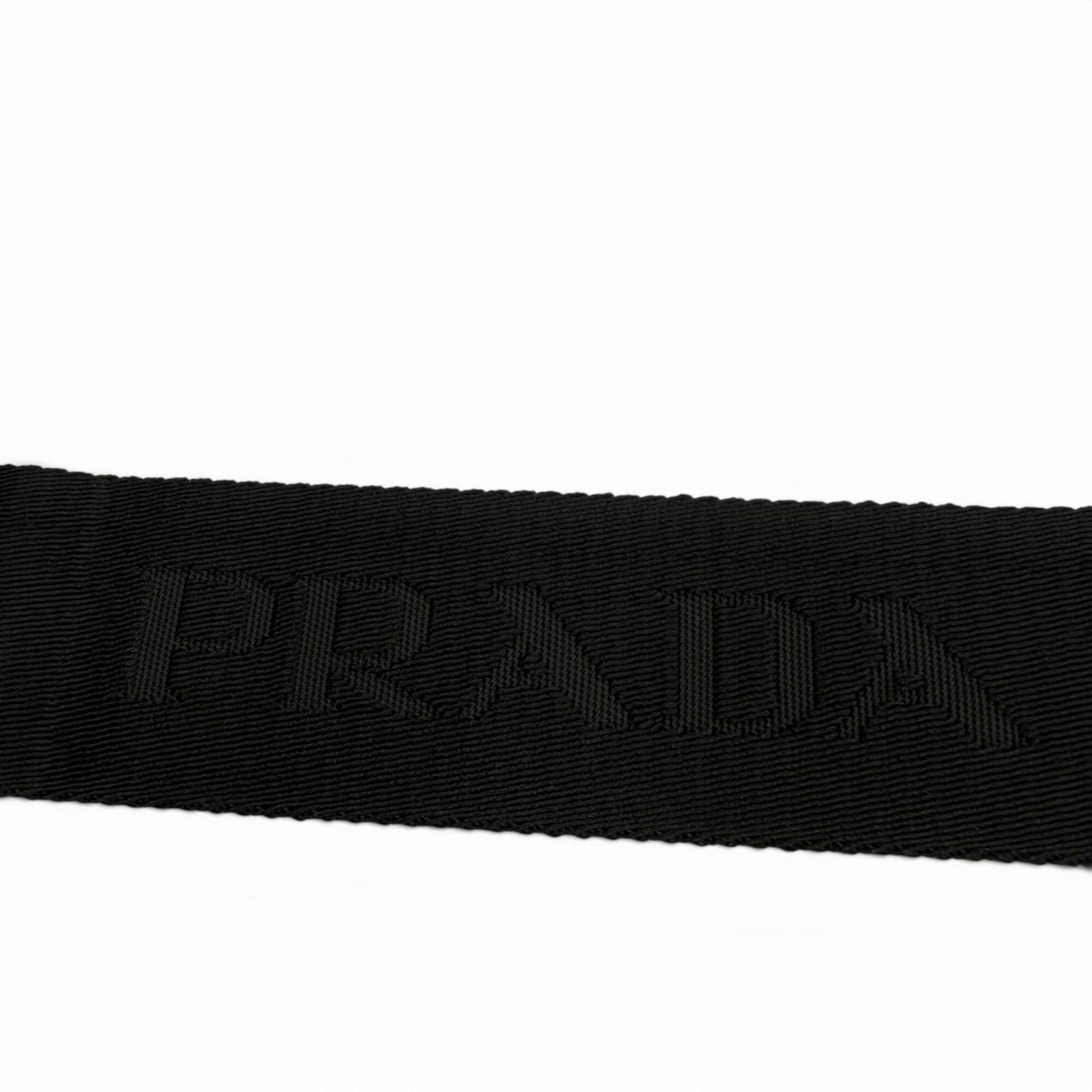Prada Black Nylon Leather Pouch Shoulder Bag (Pre-Owned)