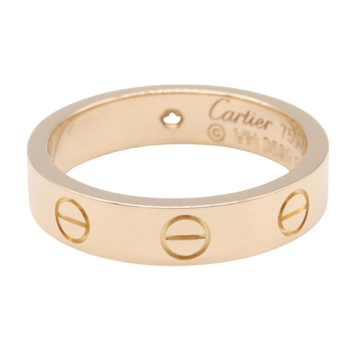 Cartier Gold Clear Pink Gold (18K) Band Ring (Pre-Owned)