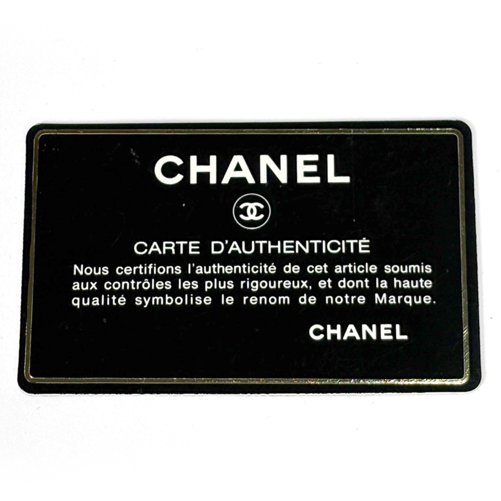 Chanel Black Grained Calfskin Tote Bag (Pre-Owned)
