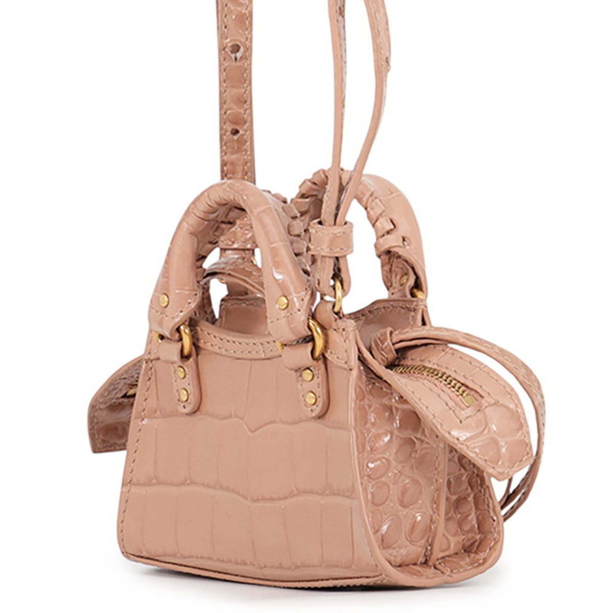 Balenciaga Beige Leather Handbag Shoulder Bag (Pre-Owned)