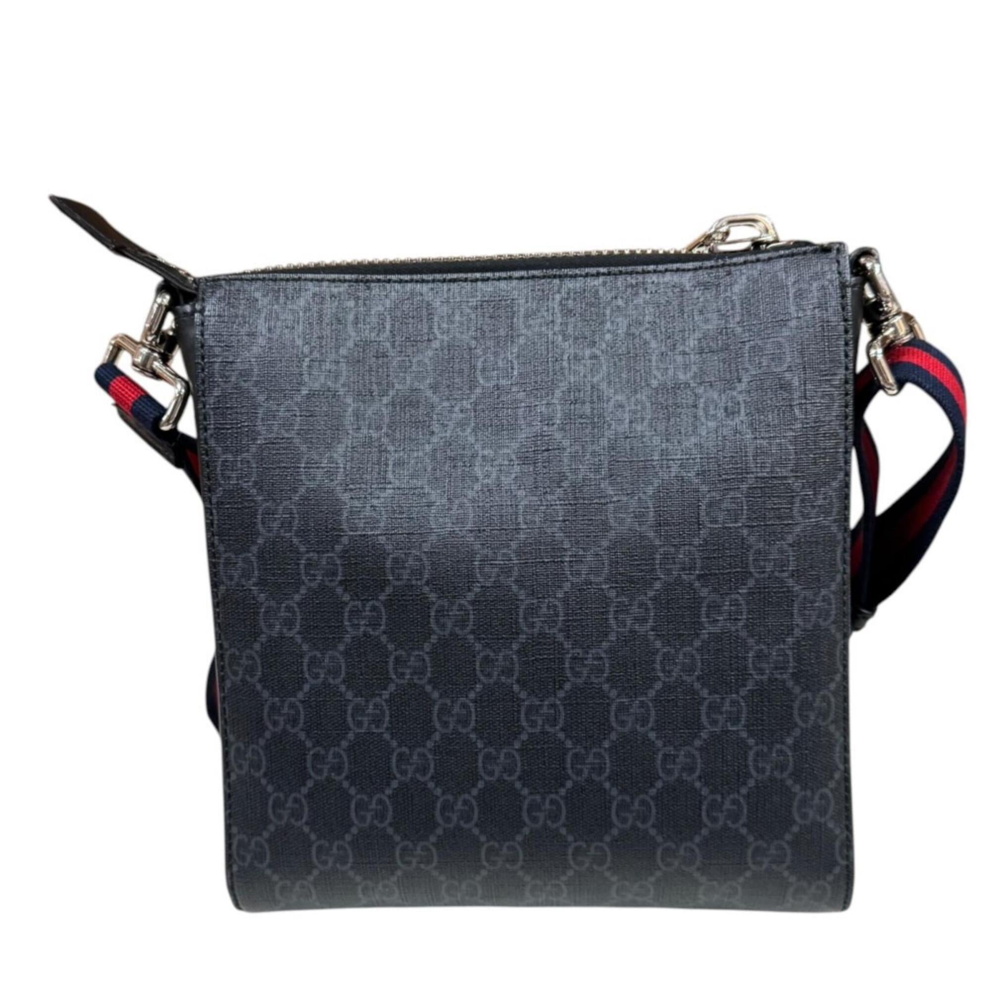 Gucci Black Gg Supreme Shoulder Bag (Pre-Owned)