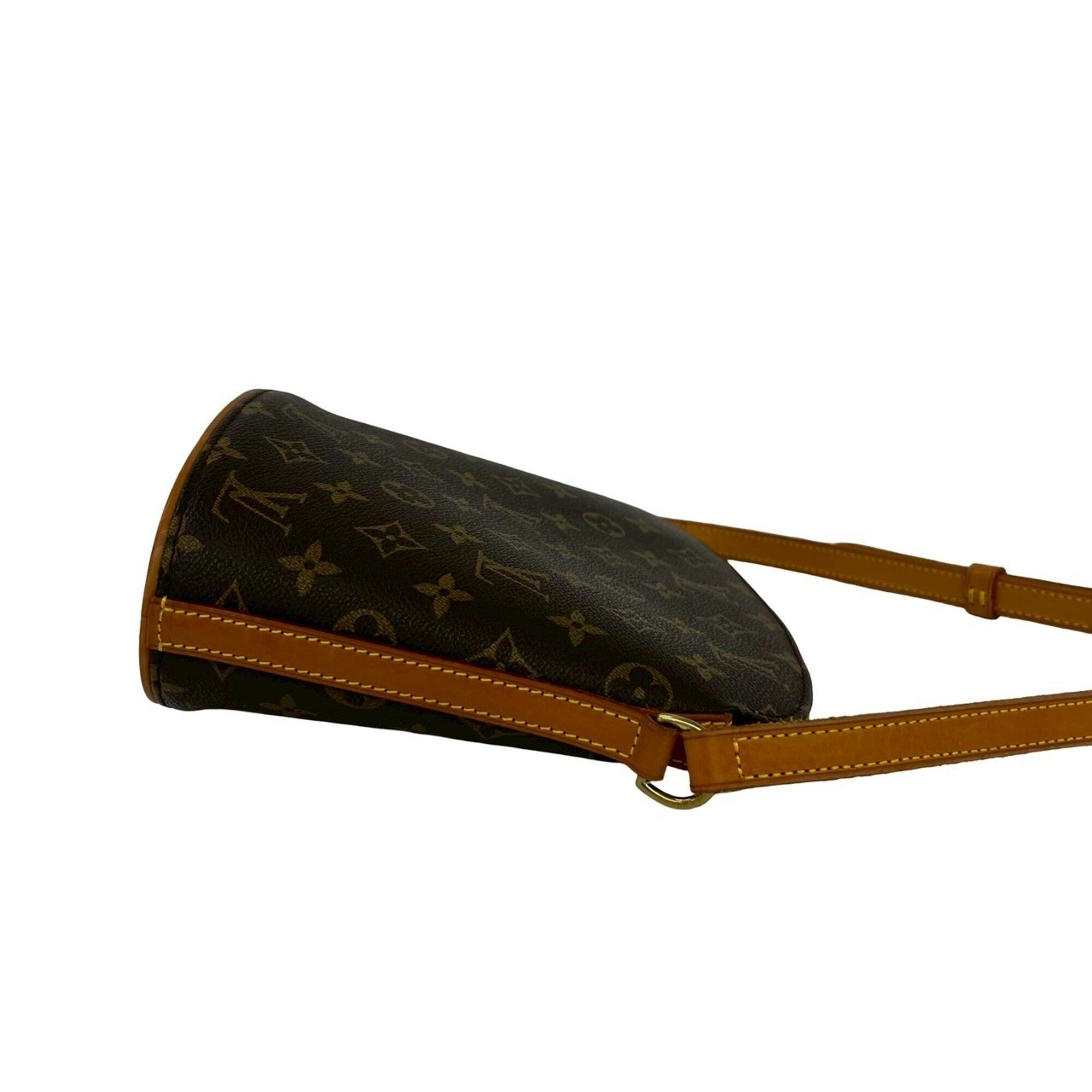 Louis Vuitton Brown Leather Pvc Pochette Shoulder Bag (Pre-Owned)