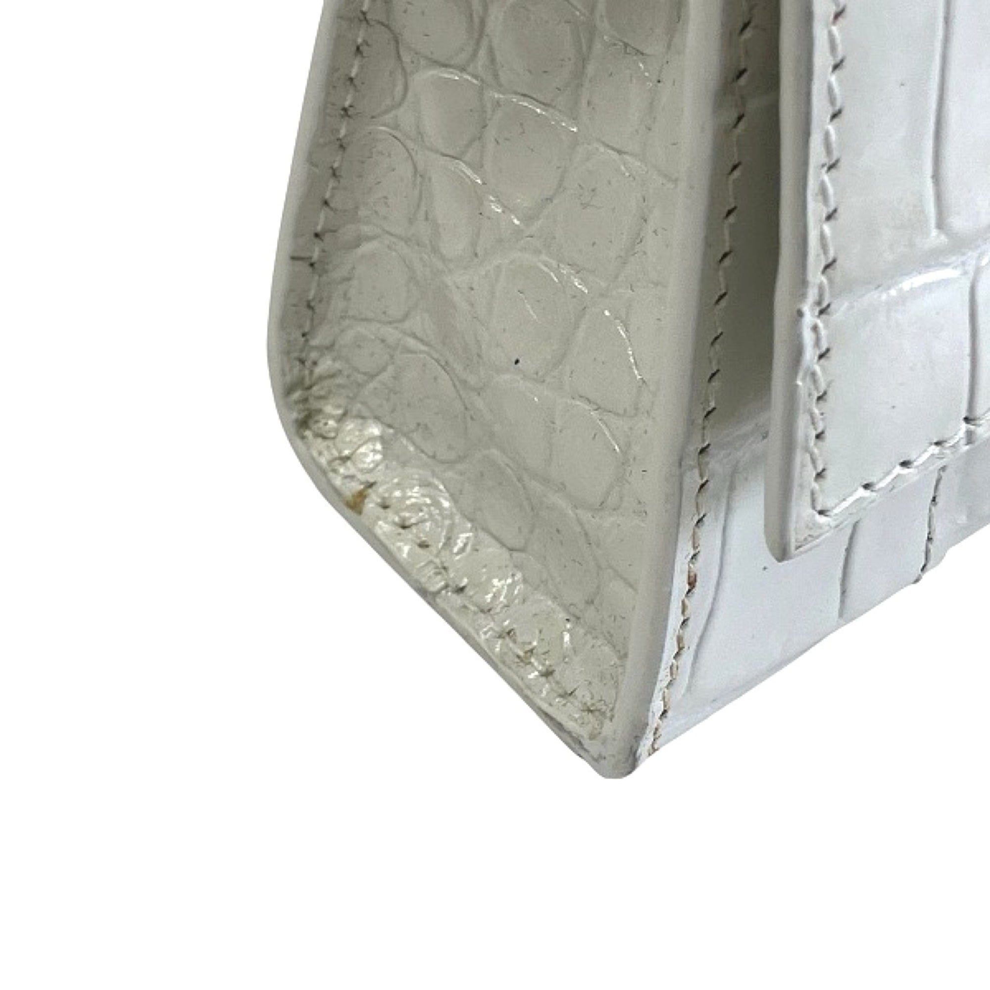 Balenciaga White Leather Shoulder Bag (Pre-Owned)