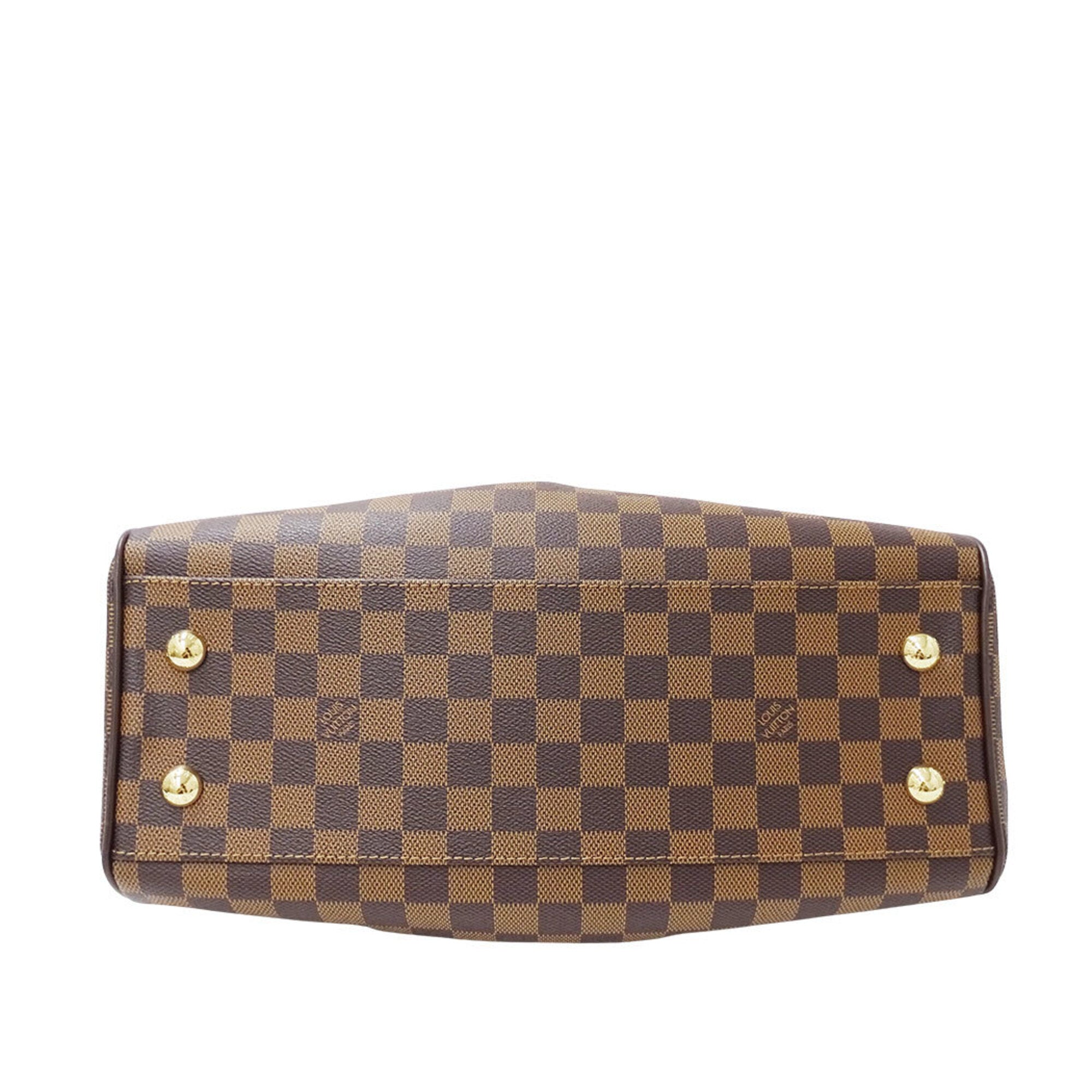 Louis Vuitton Brown Damier Canvas Handbag Shoulder Bag (Pre-Owned)