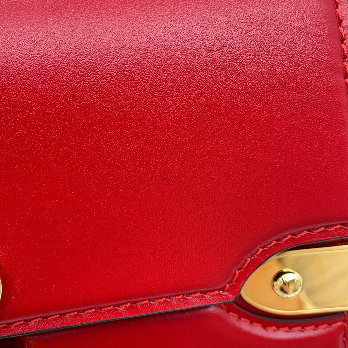 Louis Vuitton Red Color Exotic Leather Handbag Shoulder Bag (Pre-Owned)