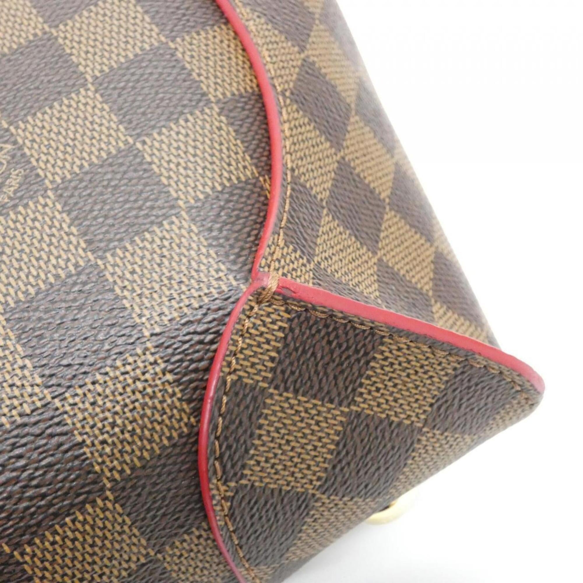 Louis Vuitton Brown Cerise Coated Canvas Shoulder Bag (Pre-Owned)