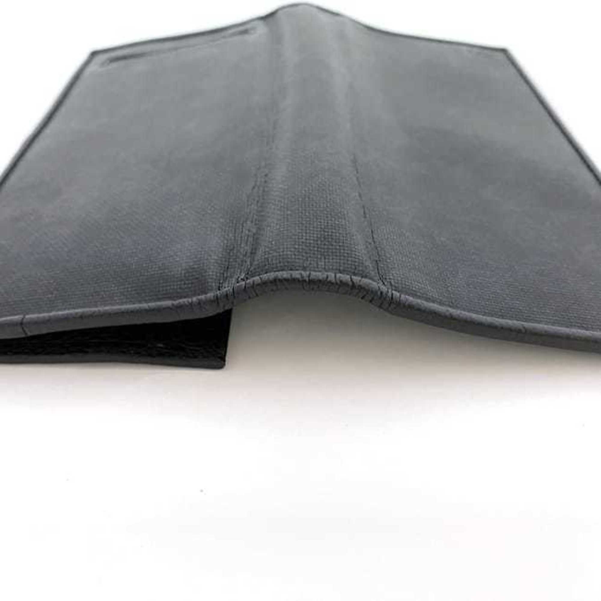 Dunhill Black Leather Long Wallet (Bi-Fold) (Pre-Owned)