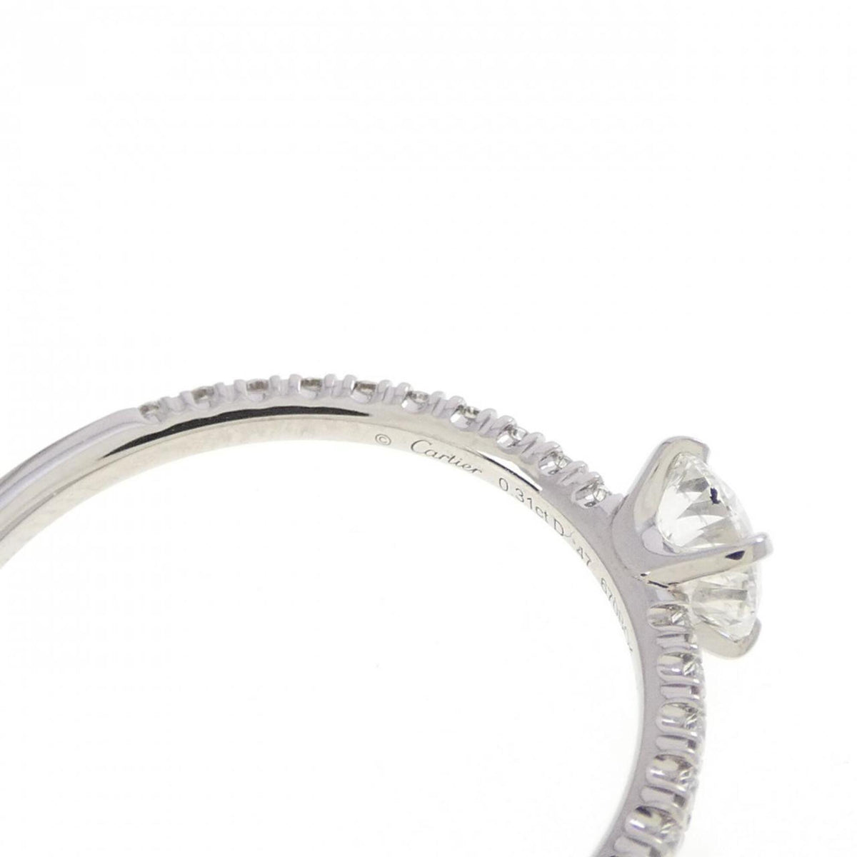 Cartier Platinum 950 Band Ring (Pre-Owned)