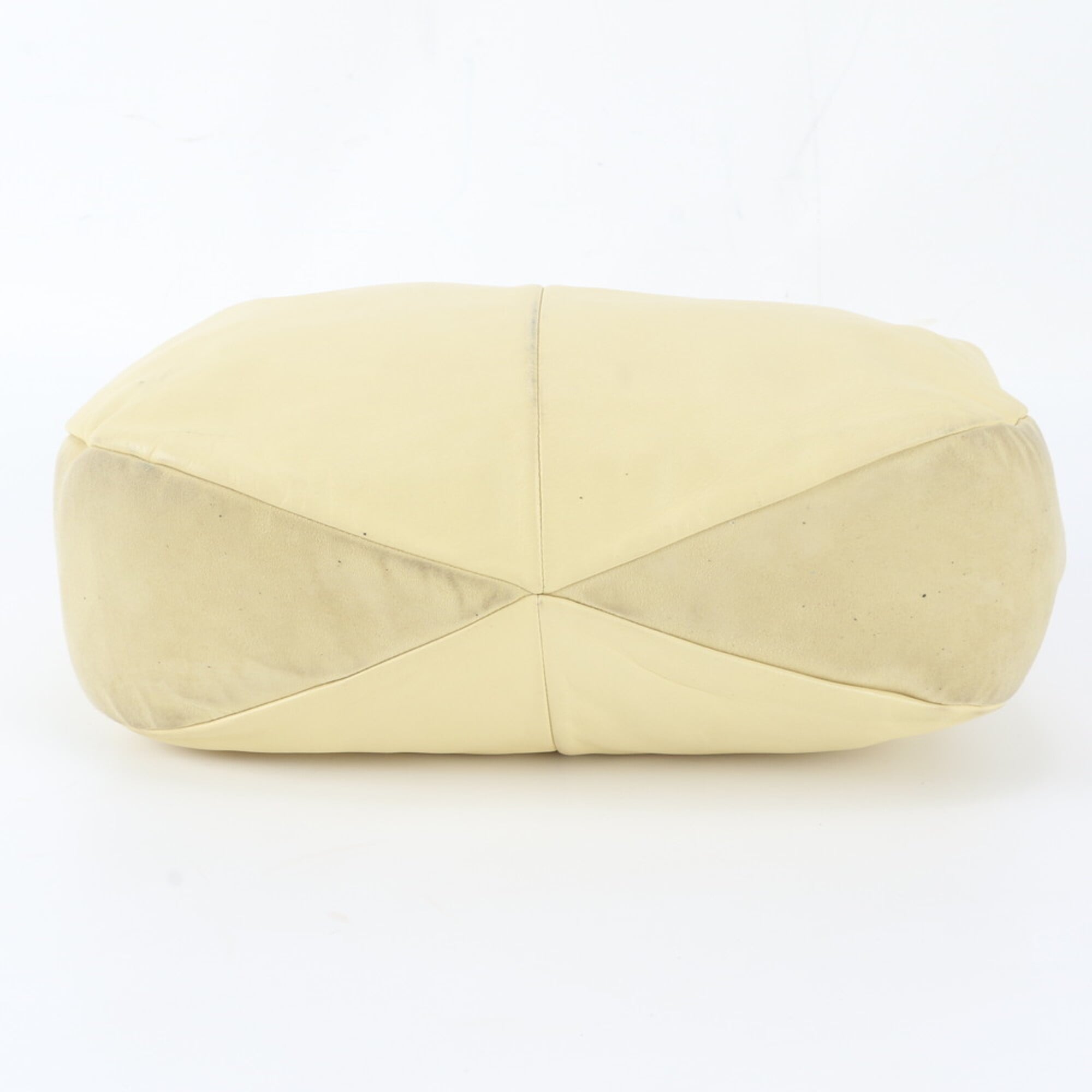 Loewe Cream Yellow Leather Handbag Tote Bag (Pre-Owned)