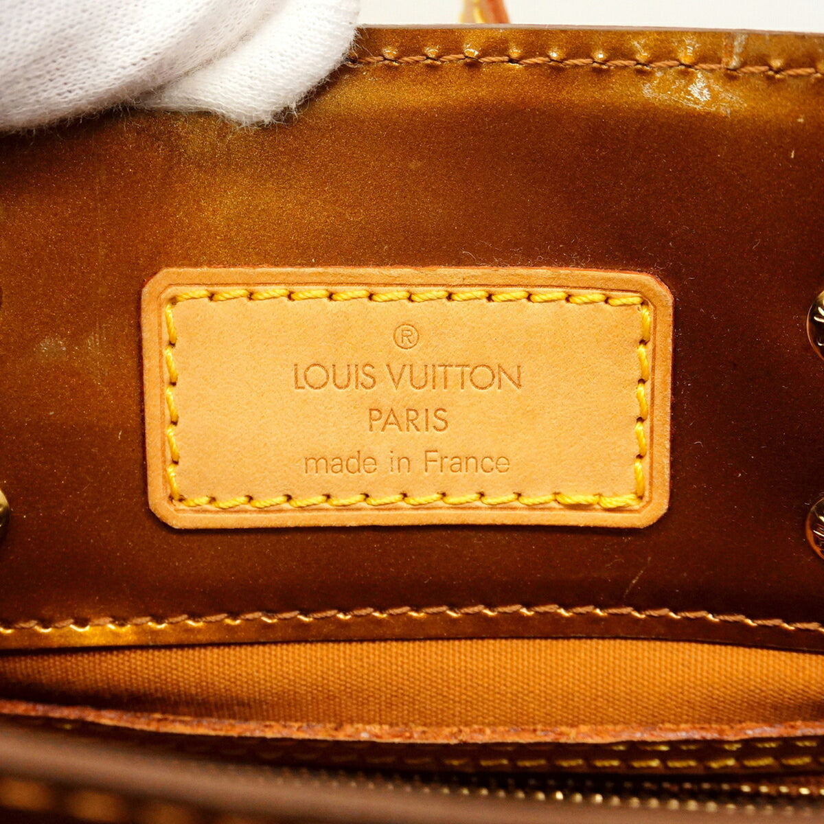 Louis Vuitton Bronze Handbag (Pre-Owned)