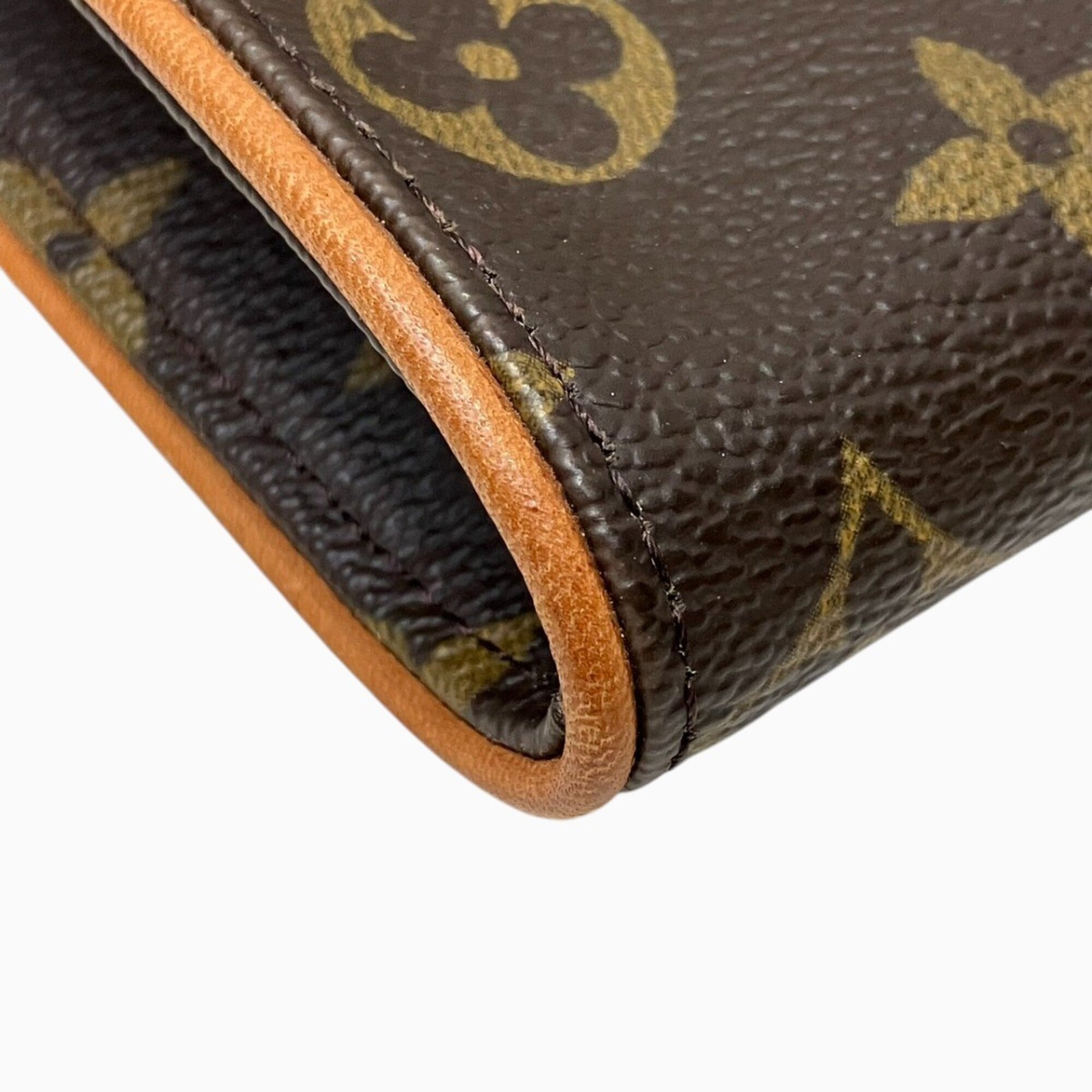 Louis Vuitton Monogram Brown Monogram Pochette Shoulder Bag (Pre-Owned)