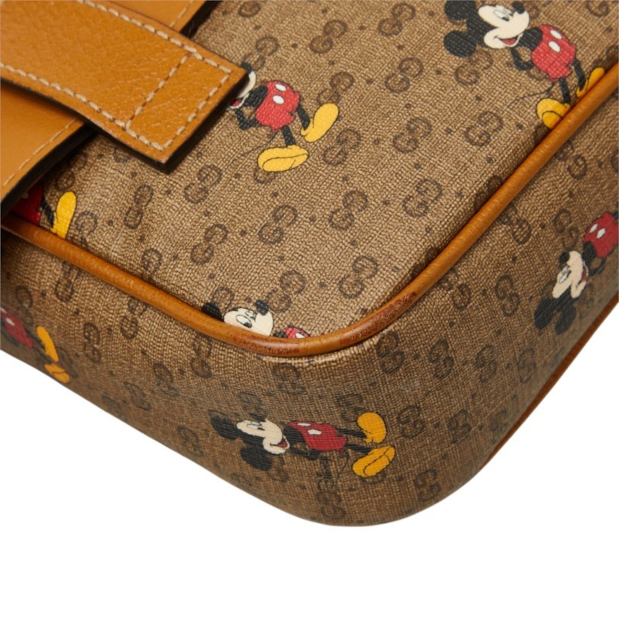 Gucci Brown Pvc Leather Sling Bag (Pre-Owned)