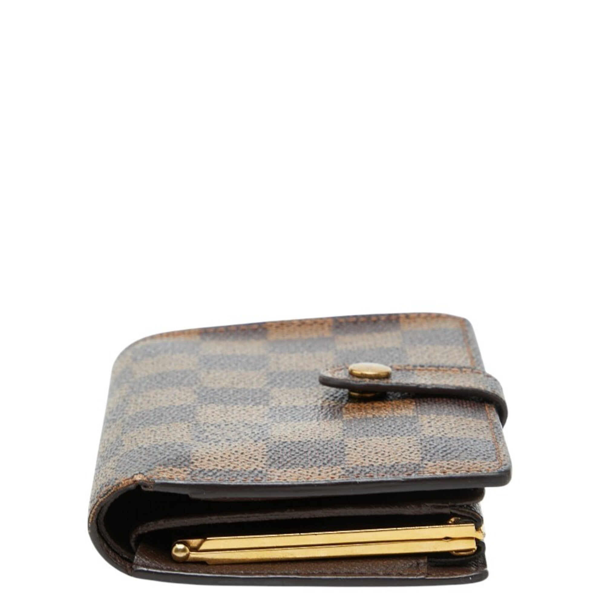 Louis Vuitton Brown Pvc Leather Wallet (Bi-Fold) (Pre-Owned)