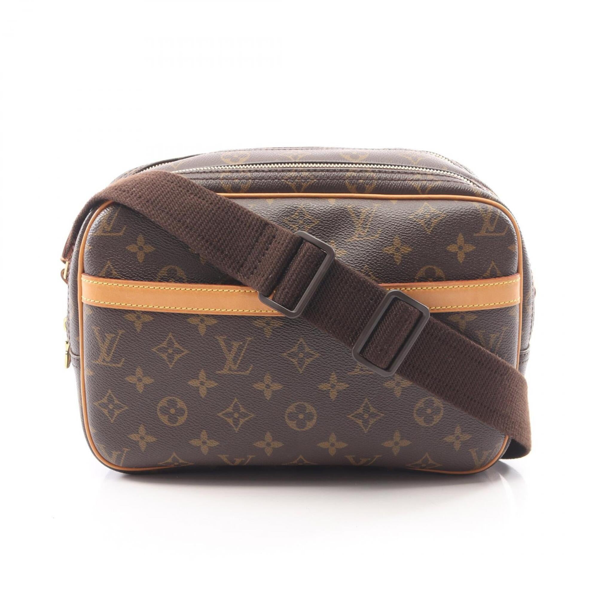 Louis Vuitton Brown Pvc Leather Handbag Shoulder Bag (Pre-Owned)