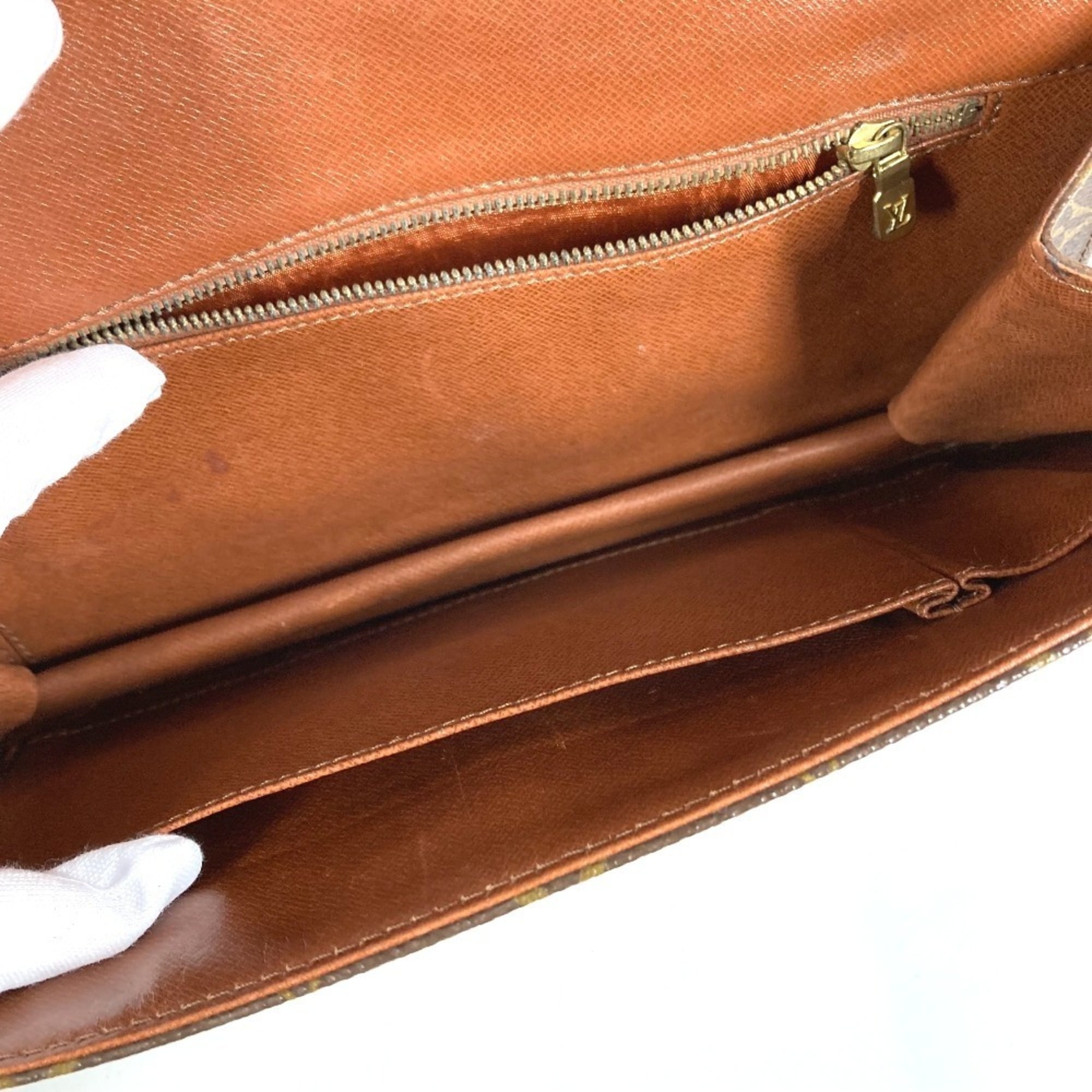 Louis Vuitton Monogram Brown Monogram Clutch Bag (Pre-Owned)