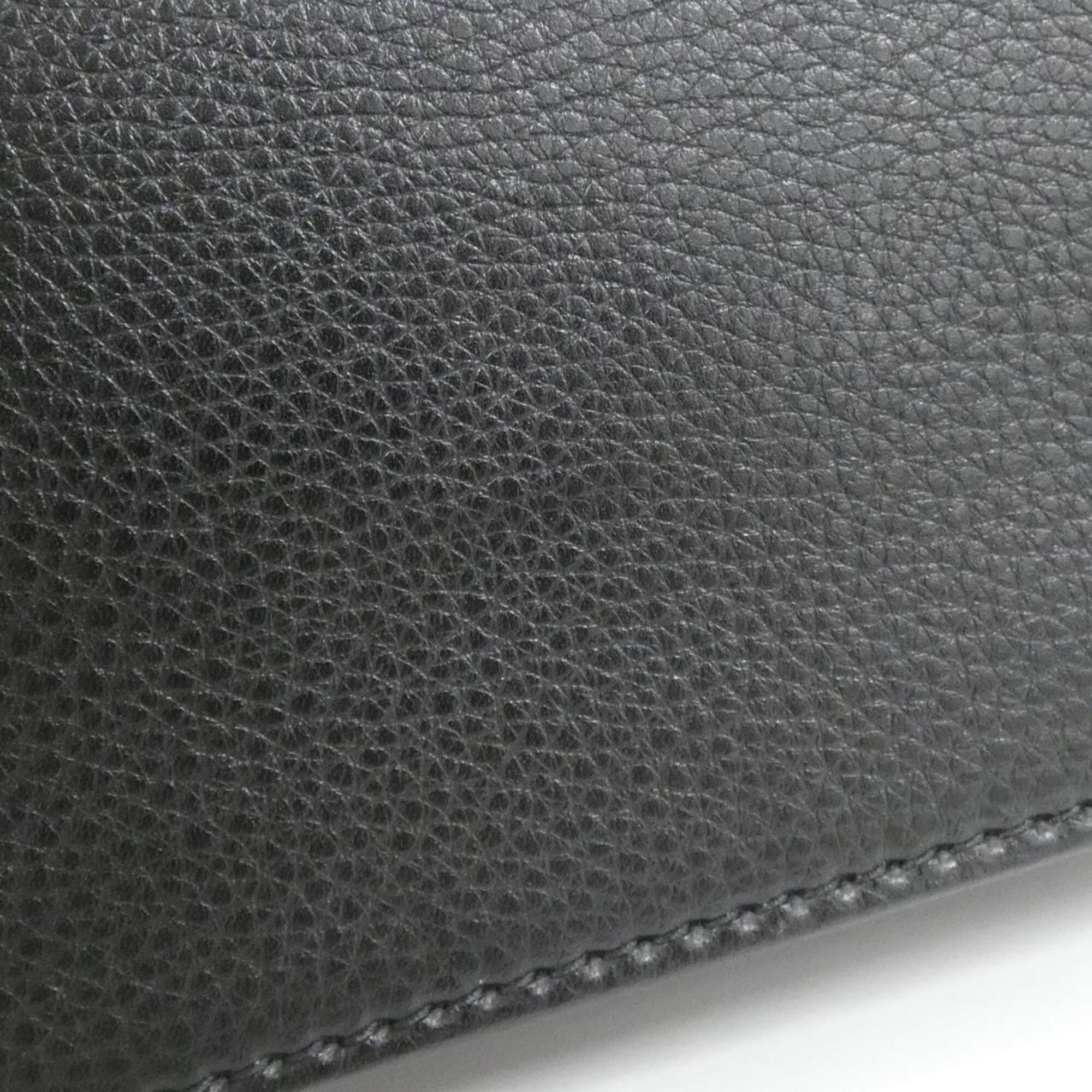 Christian Dior Black Leather Shoulder Bag (Pre-Owned)