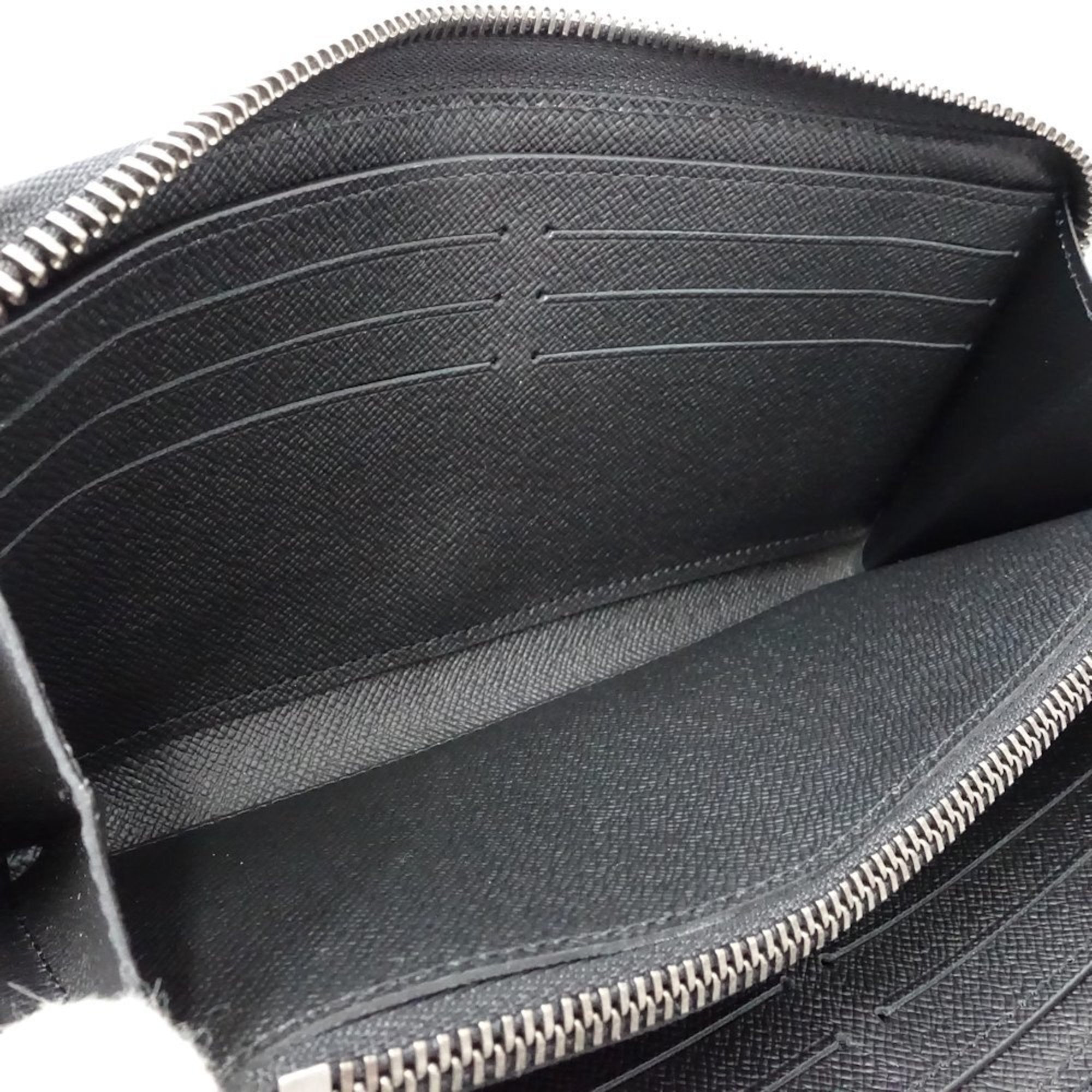 Louis Vuitton Monogram Eclipse Monogram Eclipse Noir Monogram Eclipse Long Wallet (Bi-Fold) (Pre-Owned)