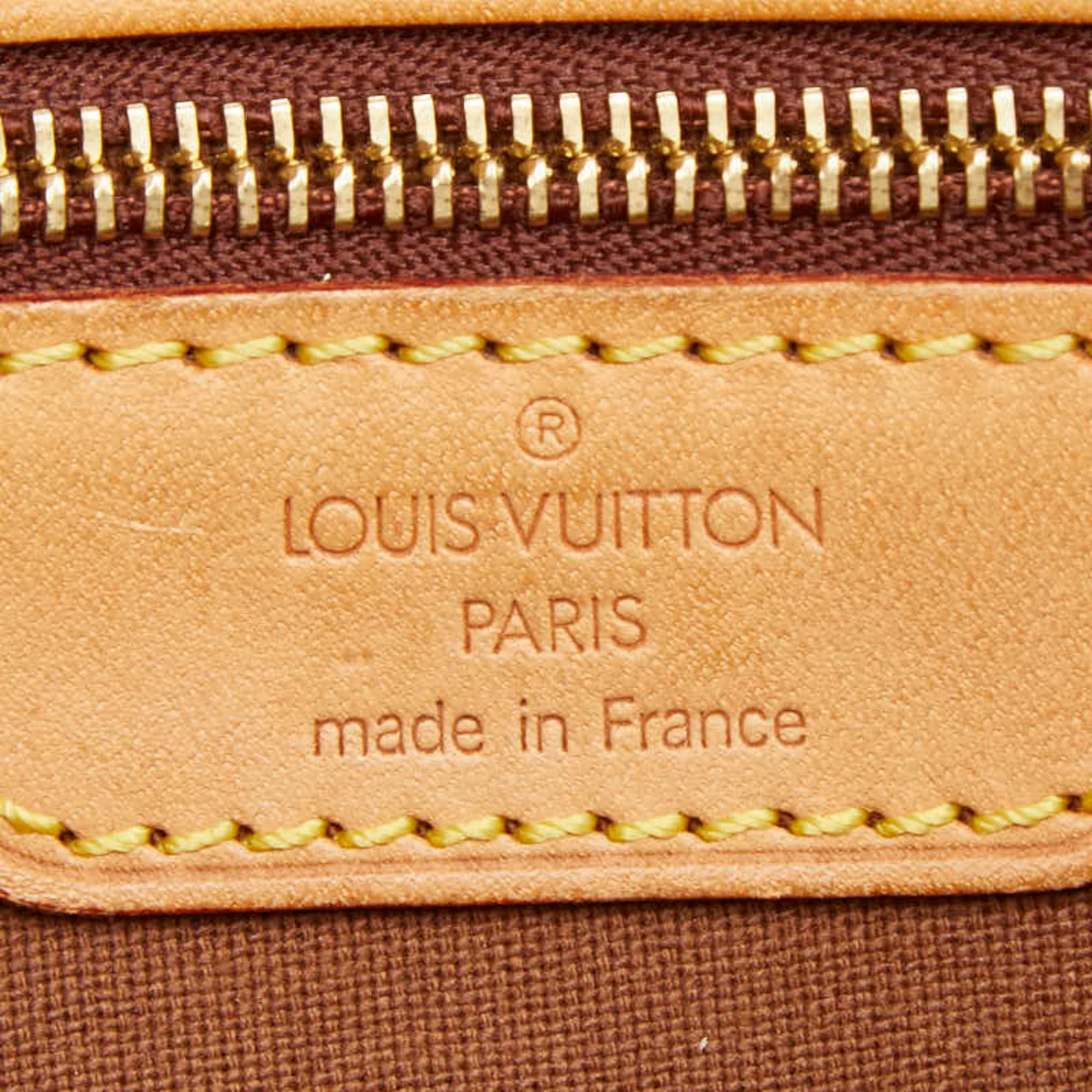 Louis Vuitton Brown Pvc Leather Shoulder Bag (Pre-Owned)