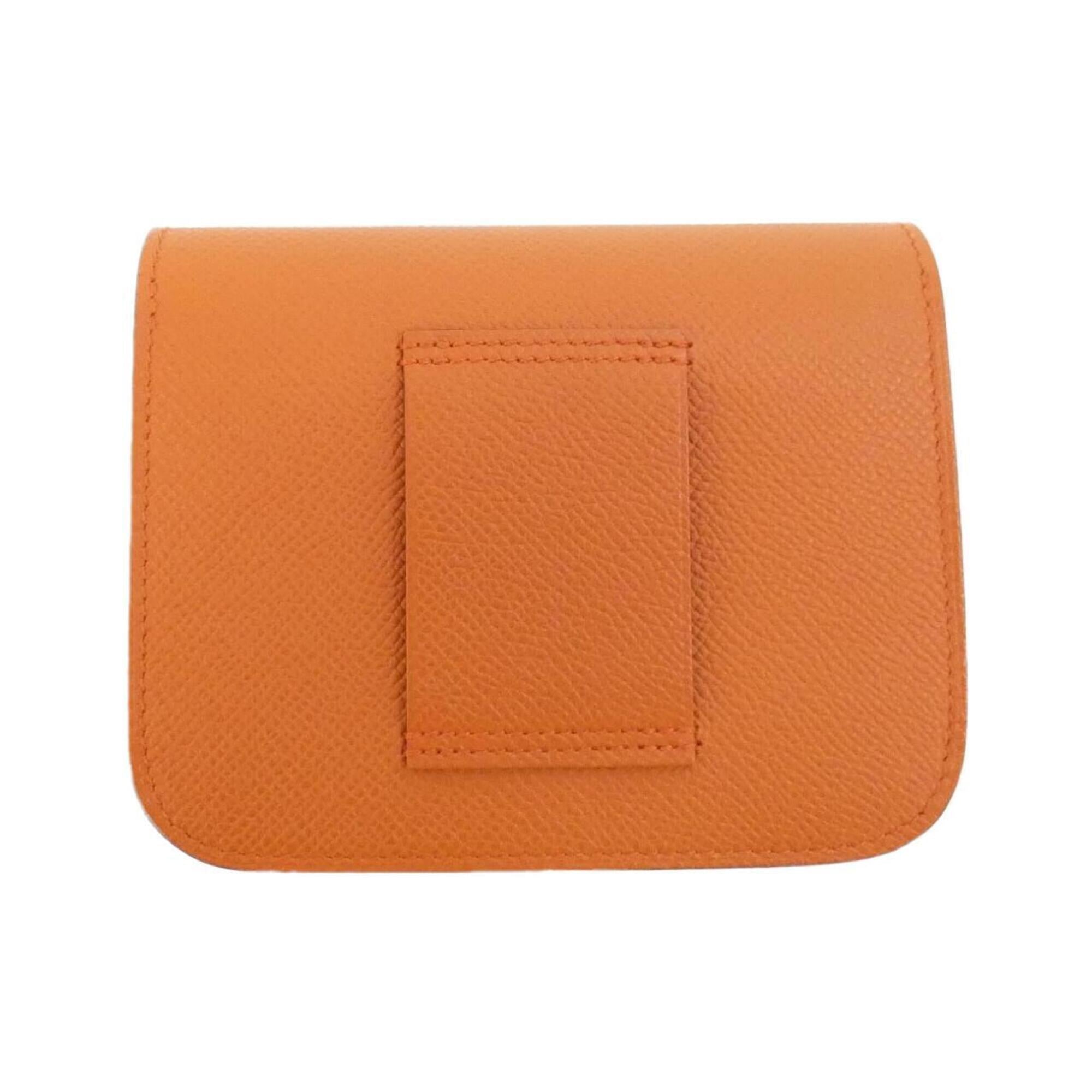 Hermes Orange Epsom Leather Wallet (Bi-Fold) (Pre-Owned)