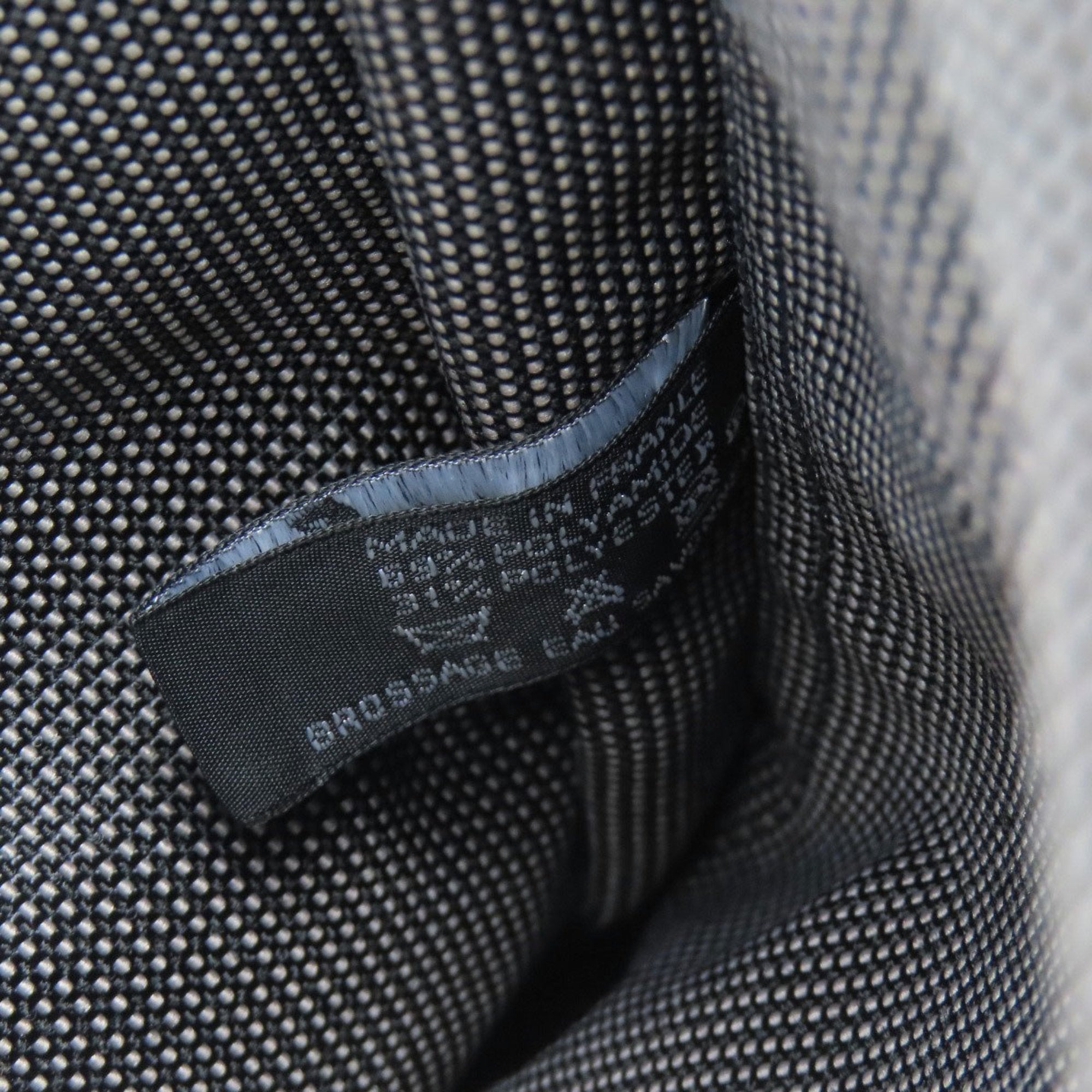 Hermes Her Line Gray Canvas Backpack (Pre-Owned)