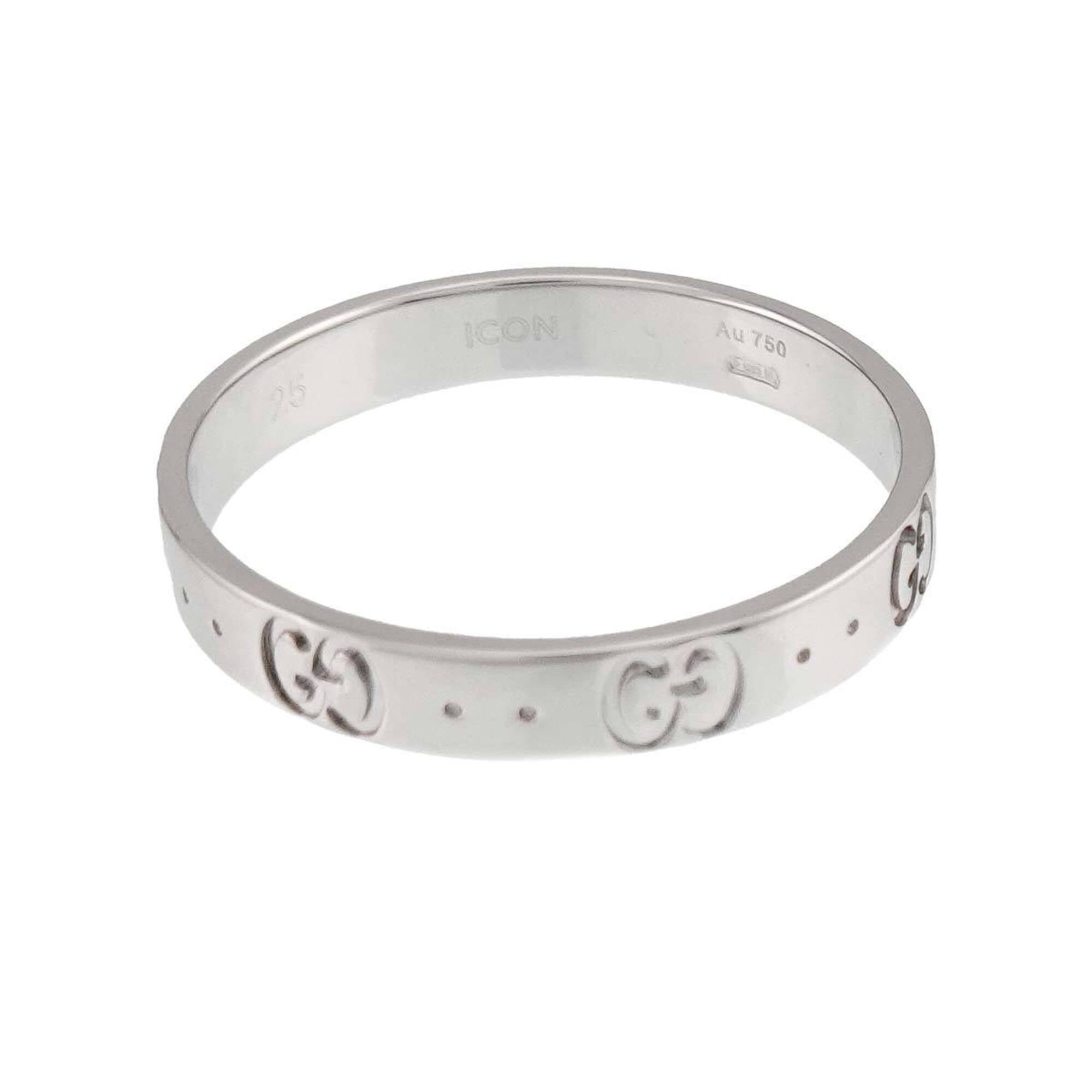 Gucci White Gold (18K) Band Ring (Pre-Owned)