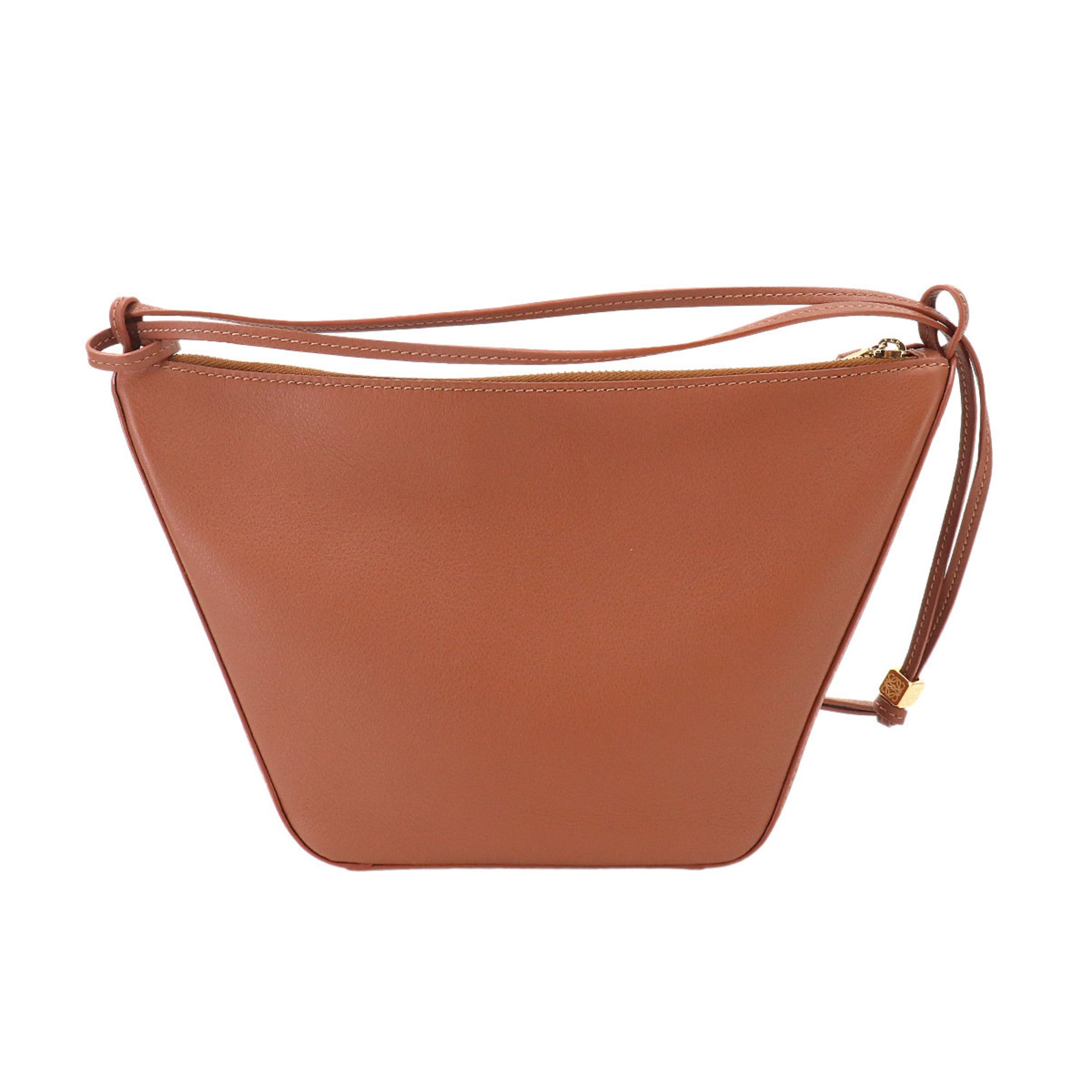 Loewe Hammock Gold Leather Handbag Shoulder Bag (Pre-Owned)