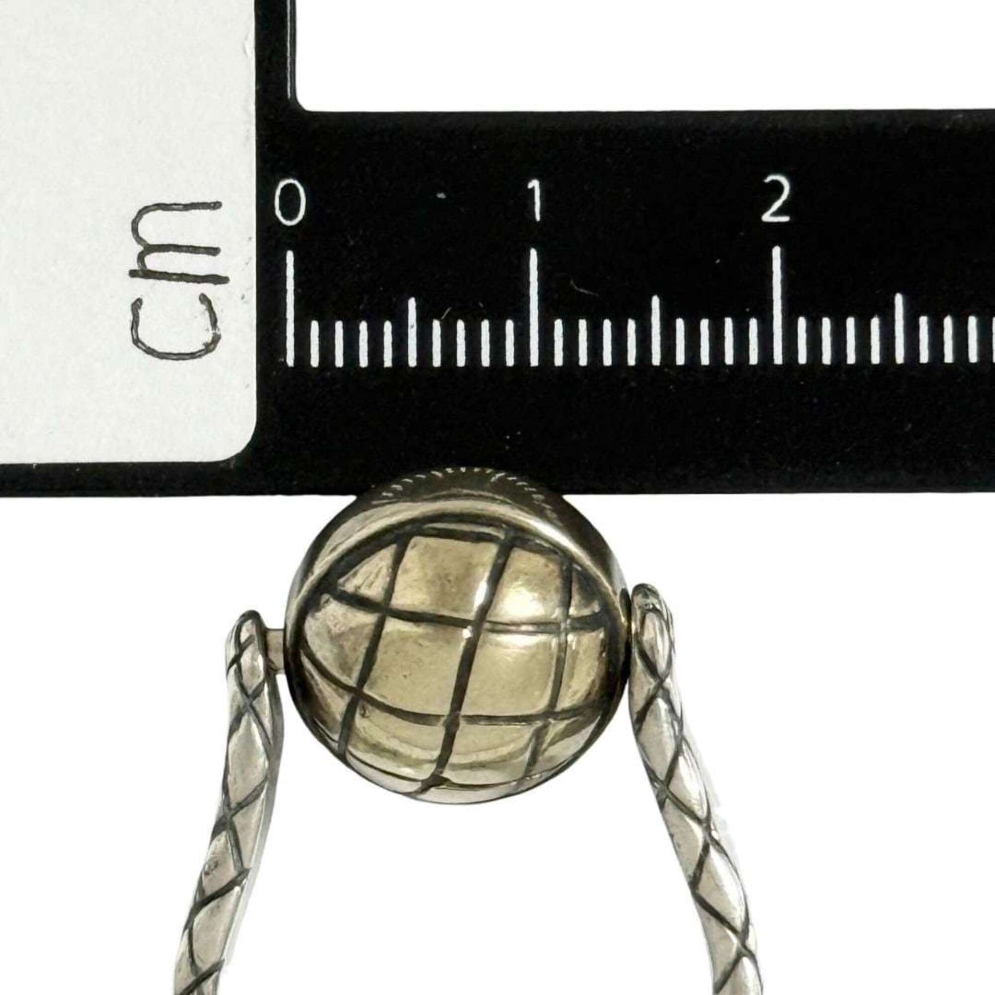 Bottega Veneta Silver 925 Band Ring (Pre-Owned)