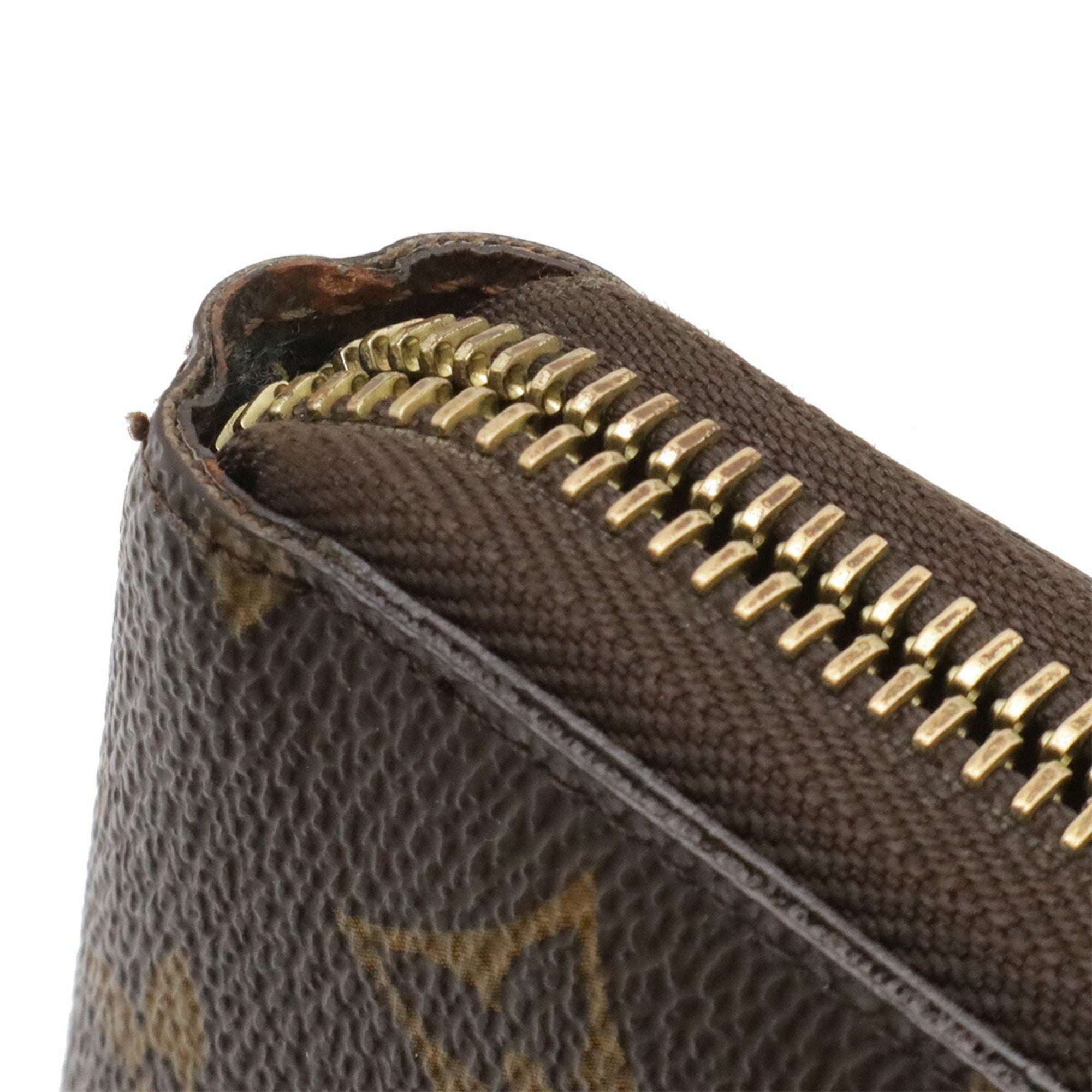 Louis Vuitton Monogram Brown Monogram Long Wallet (Bi-Fold) (Pre-Owned)