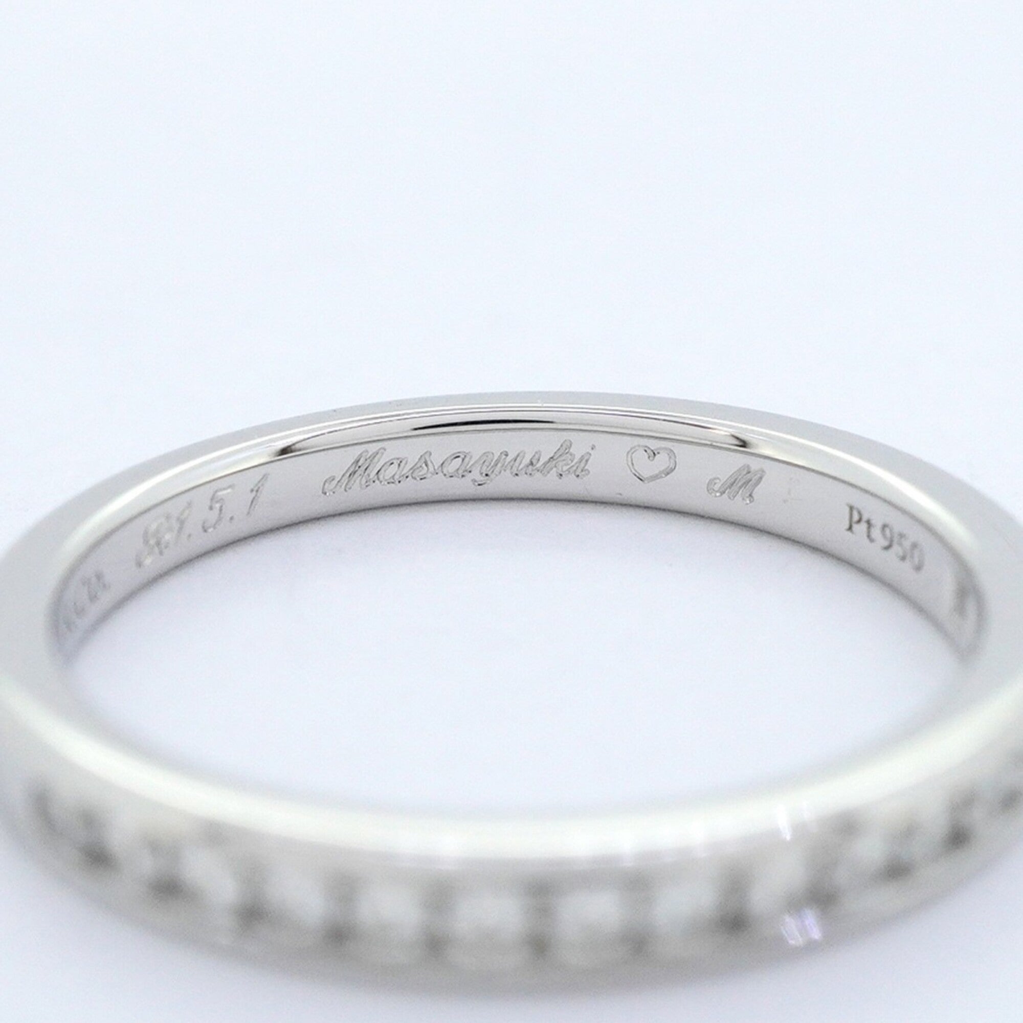 Tiffany Platinum 950 Band Ring (Pre-Owned)