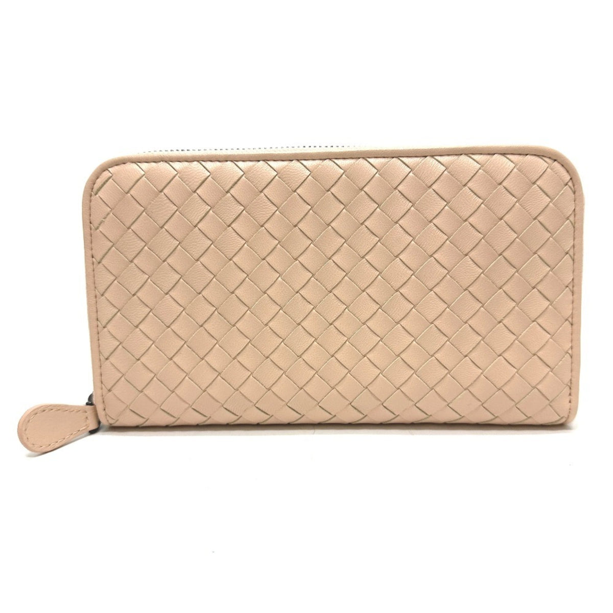 Bottega Veneta Pink Intrecciato Long Wallet (Bi-Fold) (Pre-Owned)