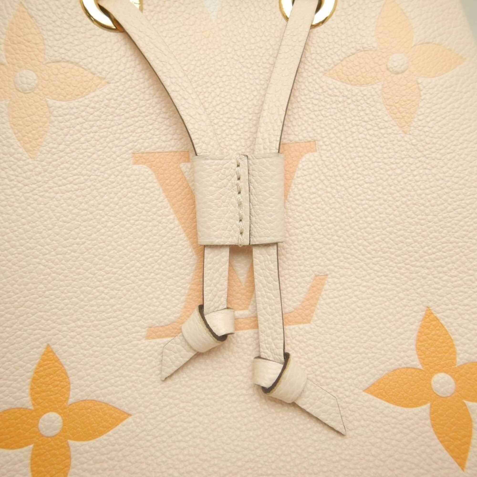 Louis Vuitton Monogram Empreinte Cream Saffron Monogram Empreinte Shoulder Bag (Pre-Owned)