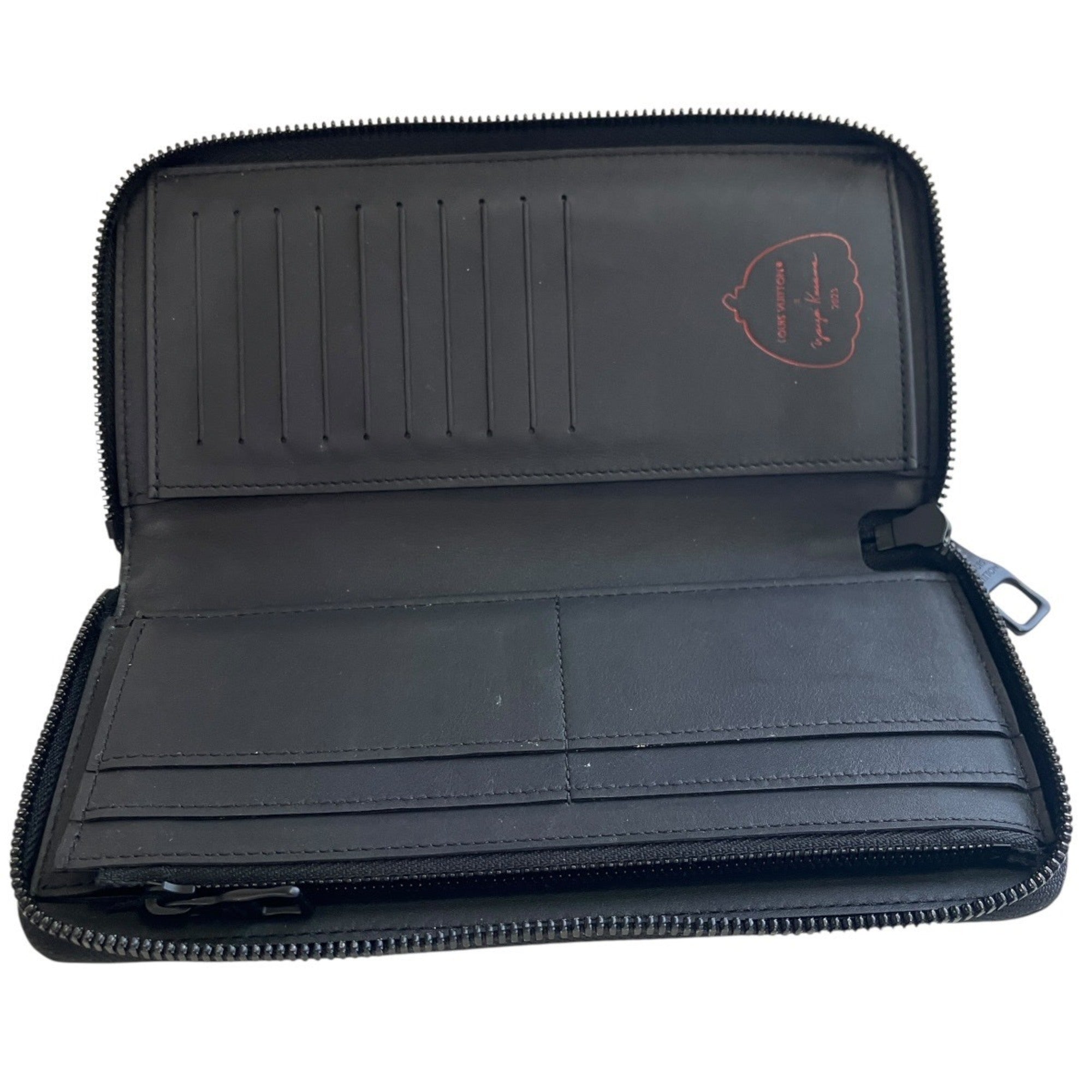 Louis Vuitton Monogram Empreinte Black Noir Leather Long Wallet (Bi-Fold) (Pre-Owned)