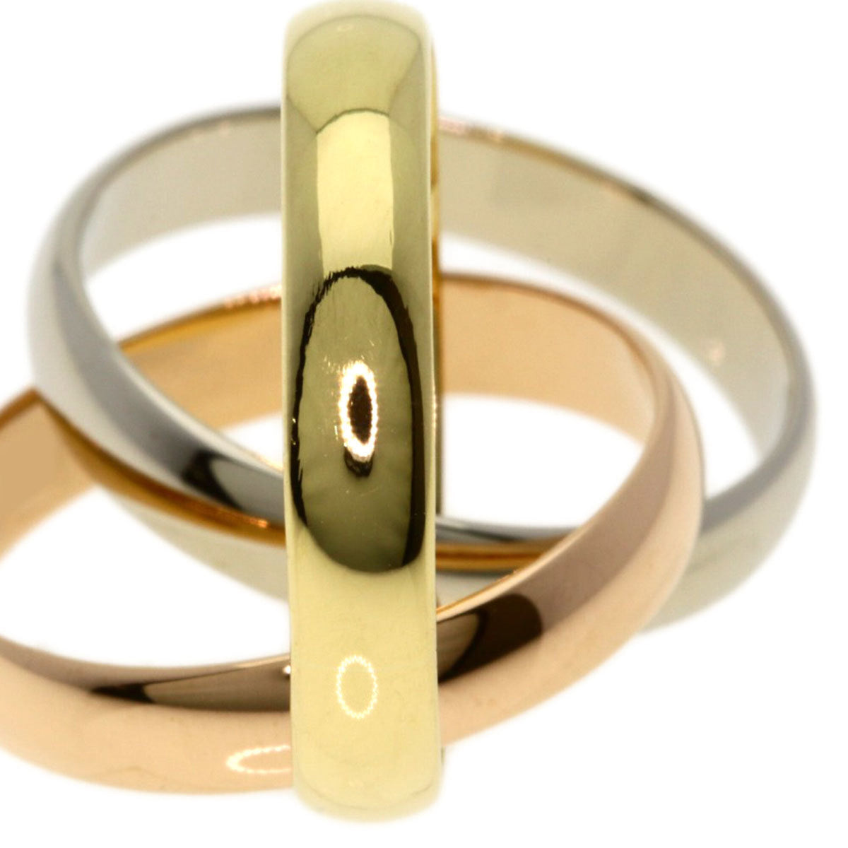 Cartier Trinity Yellow Gold (18K) Pink Gold (18K) White Gold (18K) Band Ring (Pre-Owned)