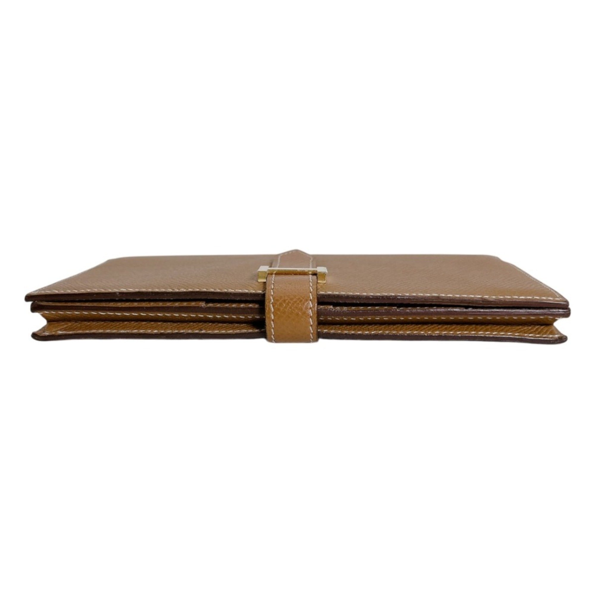 Hermes Brown Epsom Leather Wallet (Bi-Fold) (Pre-Owned)
