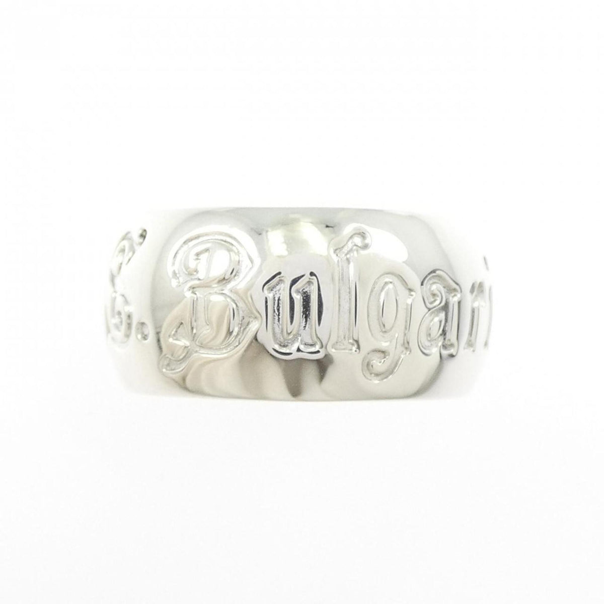 Bvlgari Silver Silver 925 Band Ring (Pre-Owned)