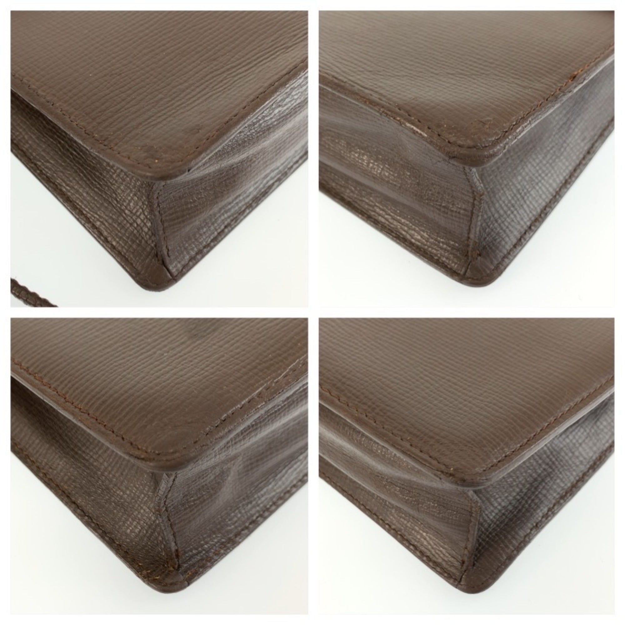 Loewe Brown Leather Clutch Bag (Pre-Owned)