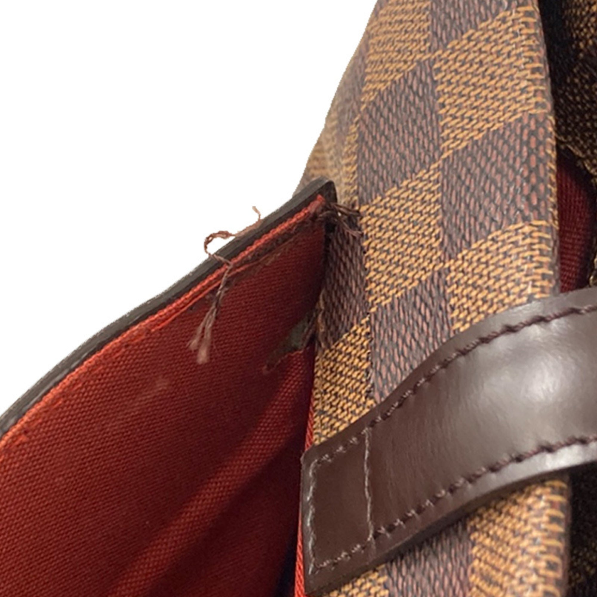 Louis Vuitton Brown Pvc Leather Tote Bag (Pre-Owned)
