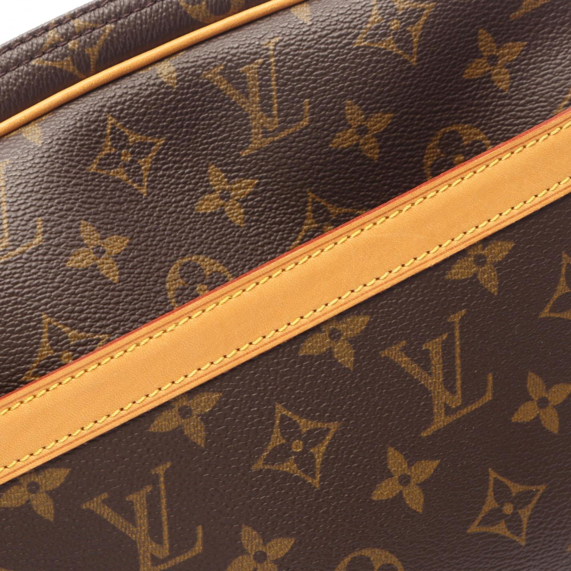 Louis Vuitton Brown Pvc Coated Canvas Leather Handbag Shoulder Bag (Pre-Owned)