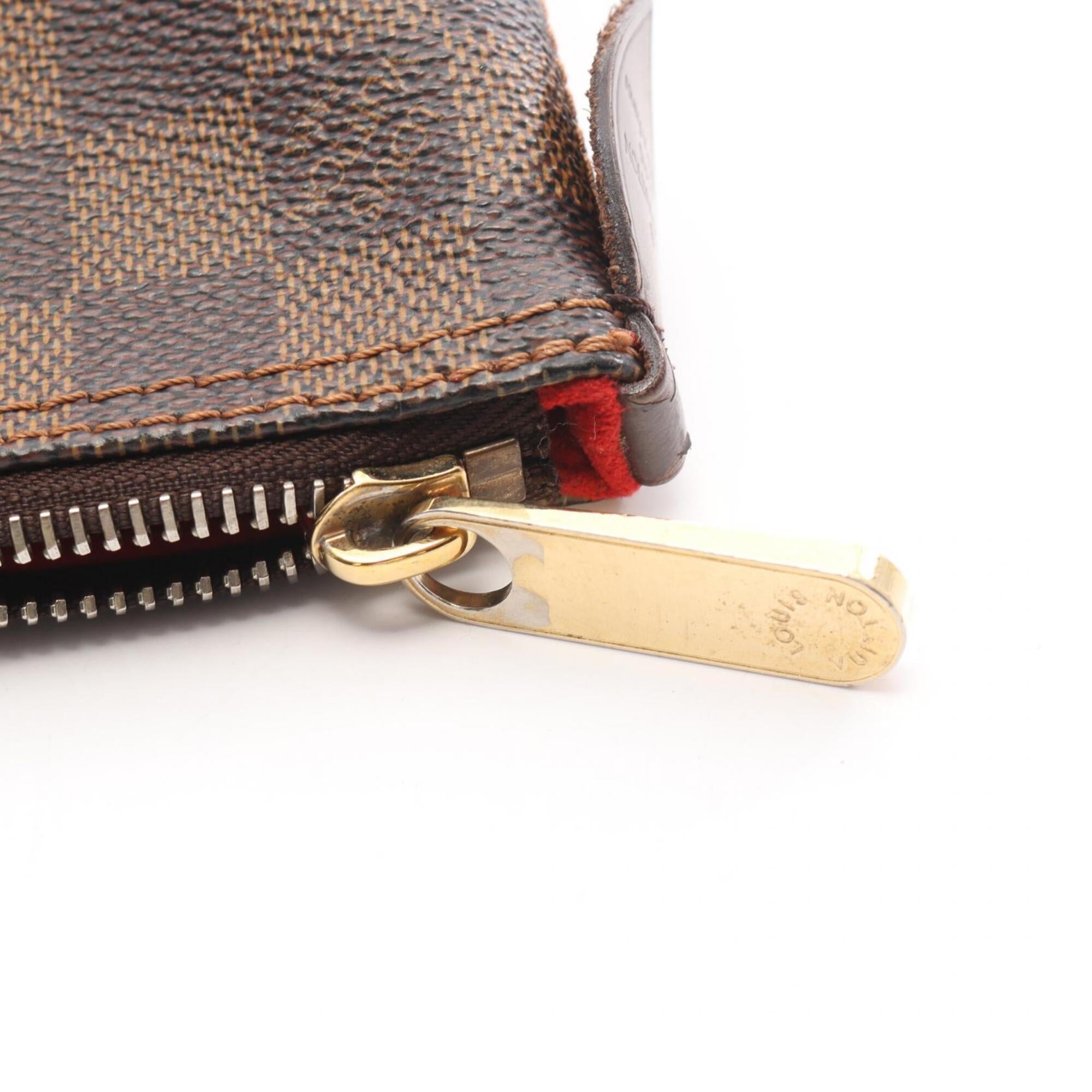 Louis Vuitton Brown Ebene Coated Canvas Pvc Damier Canvas Leather Handbag Tote Bag (Pre-Owned)