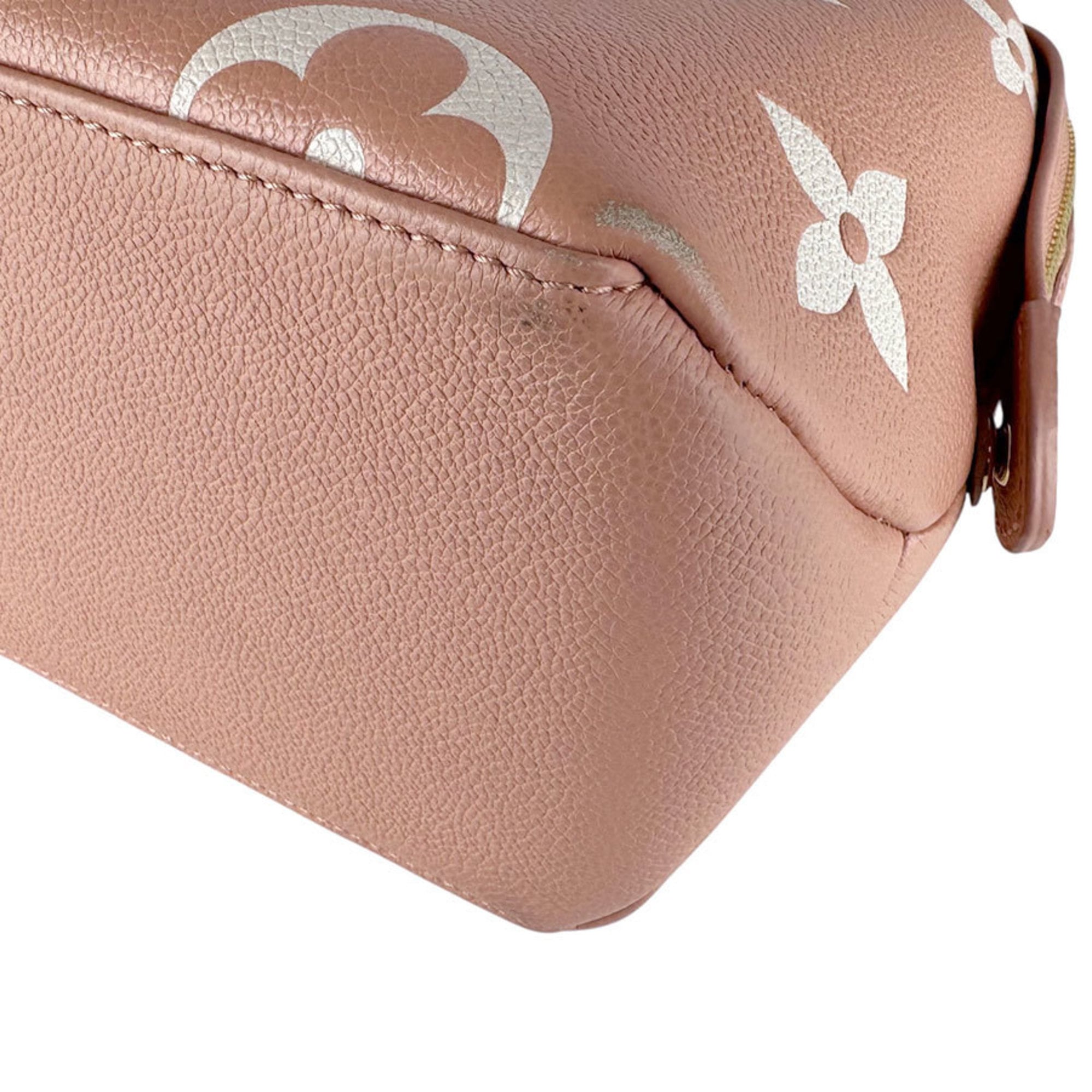 Louis Vuitton Cream Pink Monogram Empreinte Handbag Shoulder Bag (Pre-Owned)