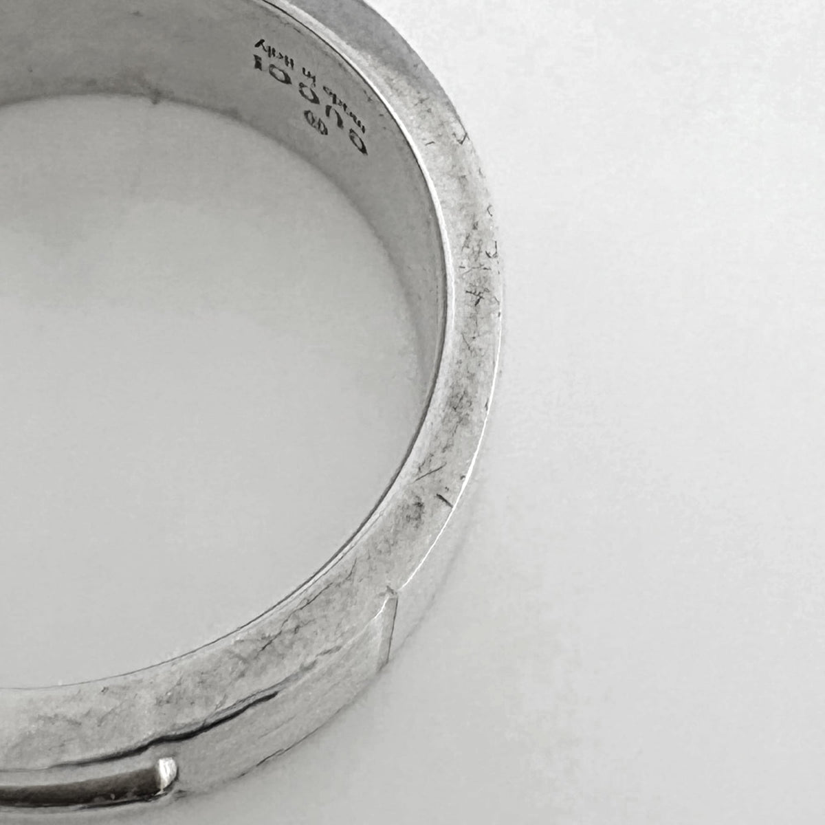 Gucci Silver Silver 925 Band Ring (Pre-Owned)