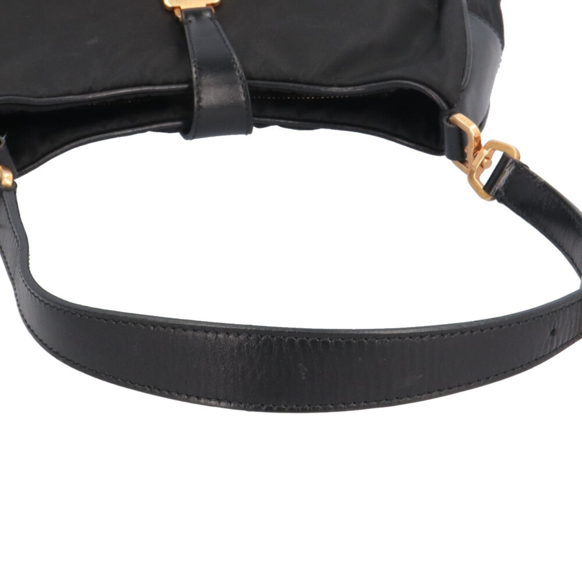 Prada Black Nero Nylon Handbag (Pre-Owned)