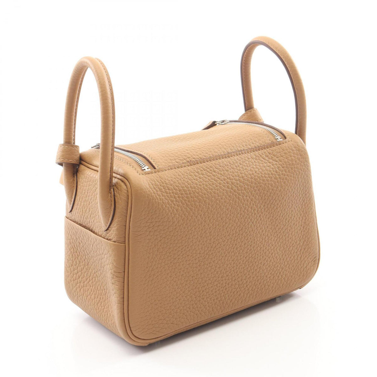 Hermes Beige Biscuit Taurillon Clemence Leather Leather Handbag Shoulder Bag (Pre-Owned)